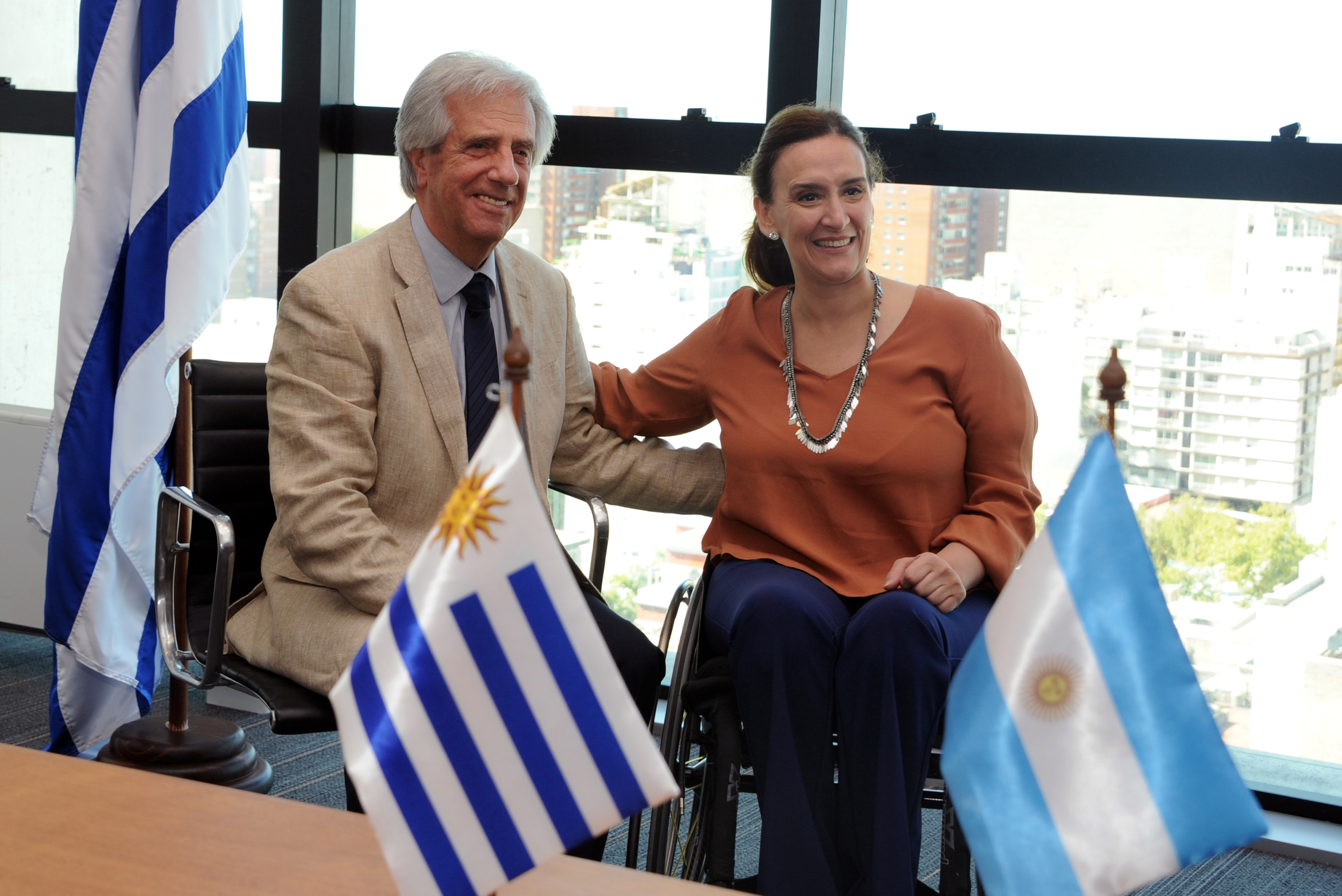 Presidente Vázquez recibió a Gabriela Michetti, Vicepresidenta de la República Argentina