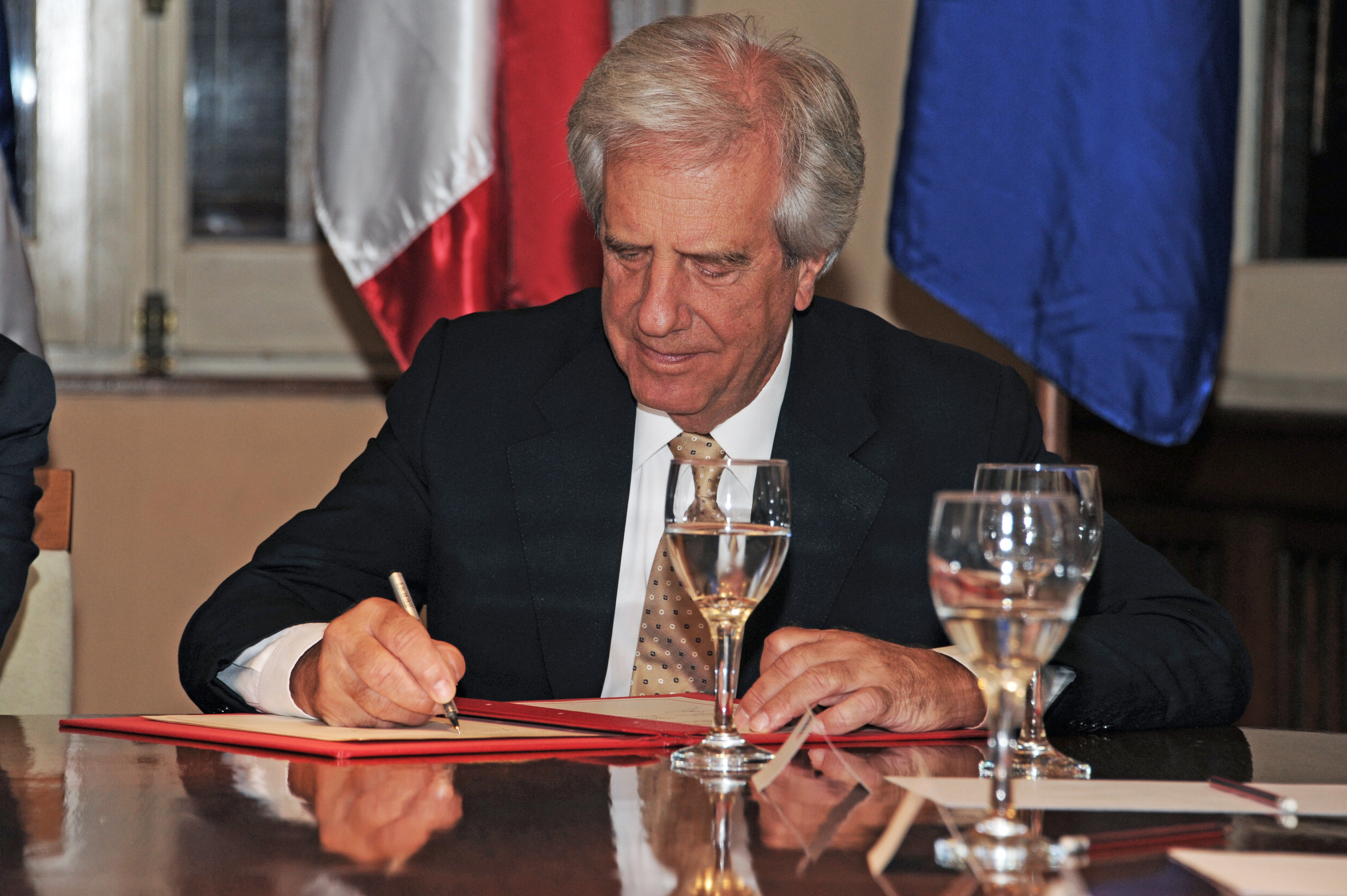 Tabaré Vázquez recibió a su par francés, Francoise Hollande