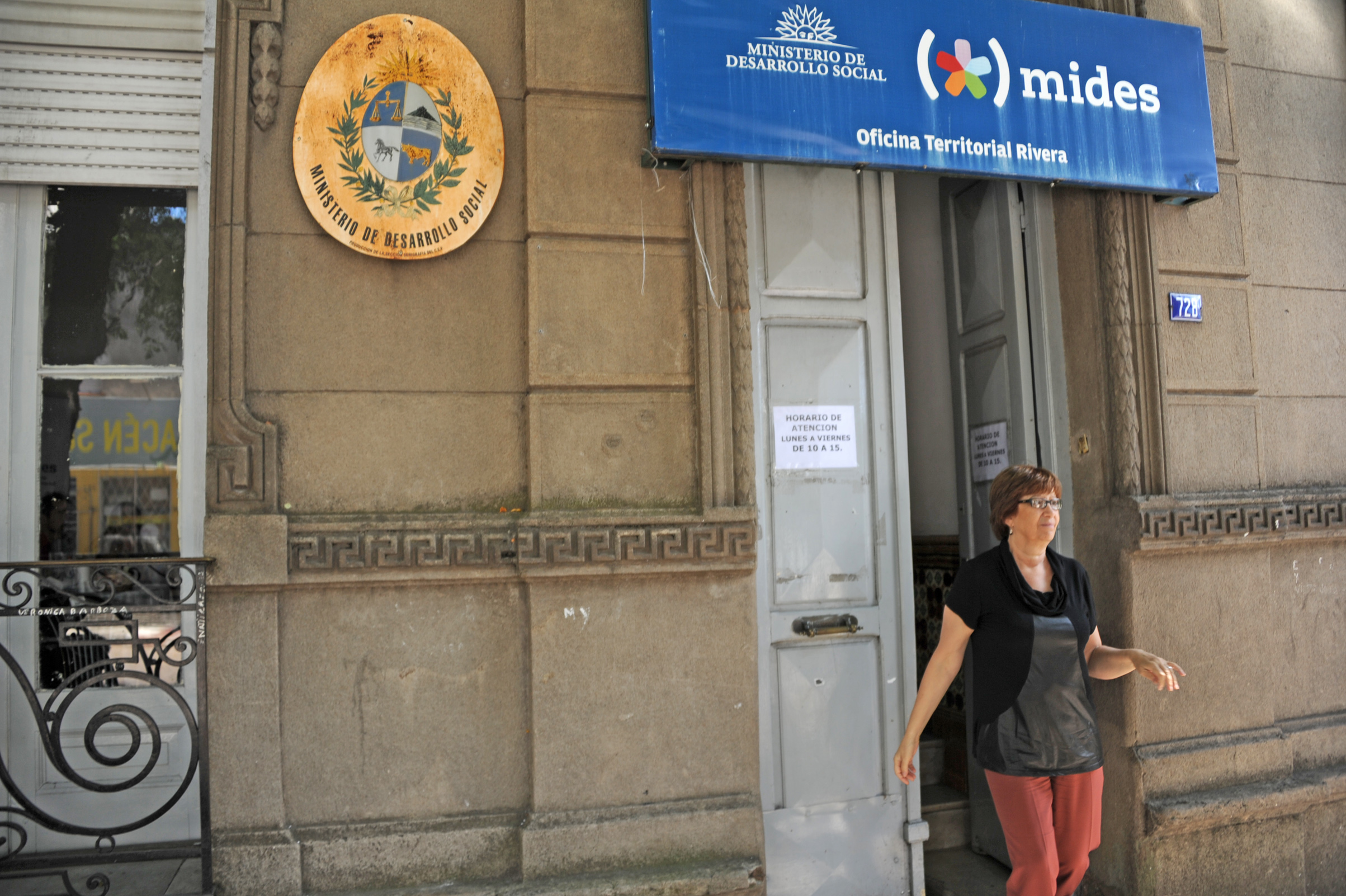 Local del Ministerio de Desarrollo Social en Rivera