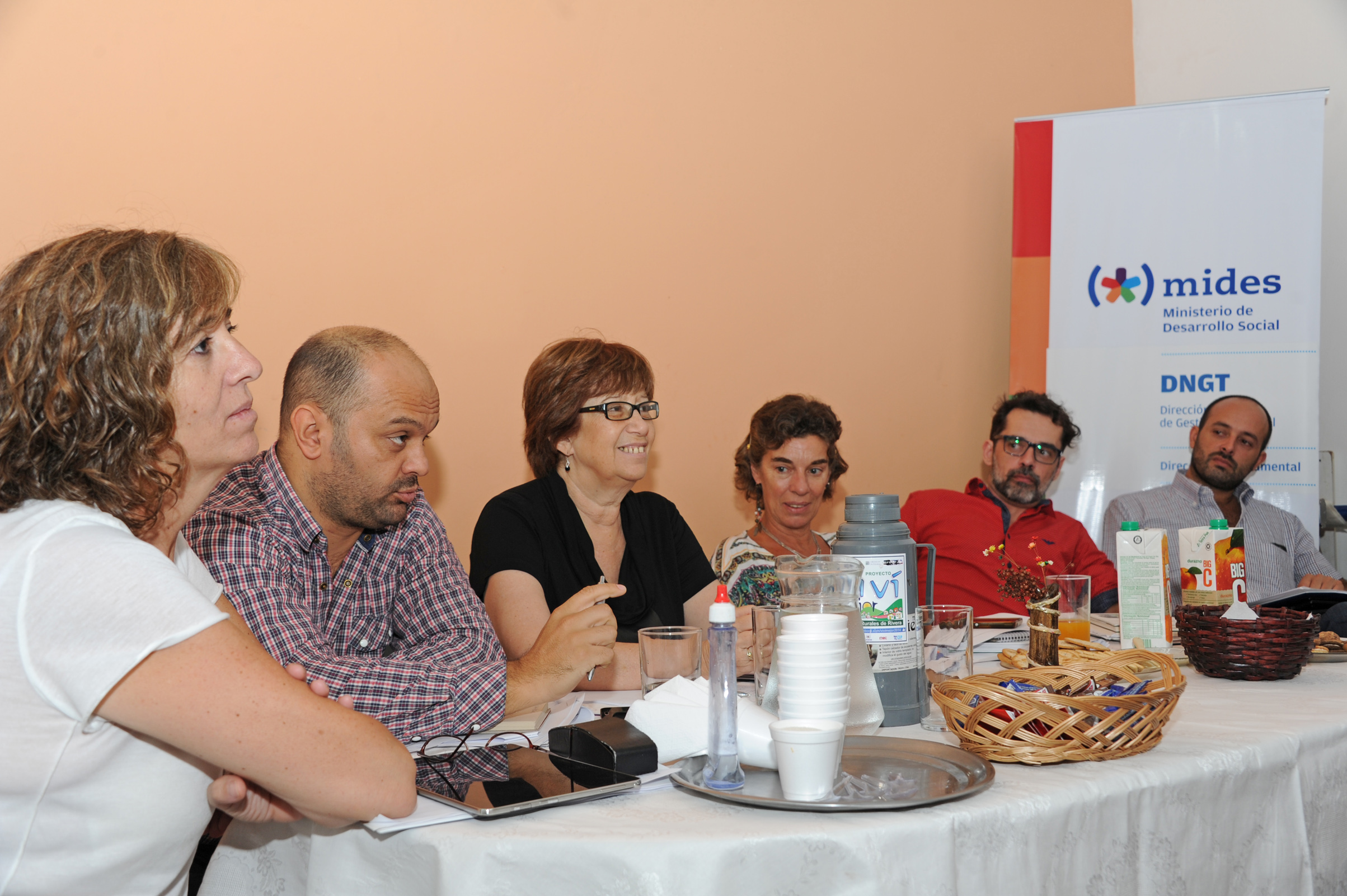 Autoridades del Ministerio de Desarrollo Social mantuvieron reuniones en Rivera