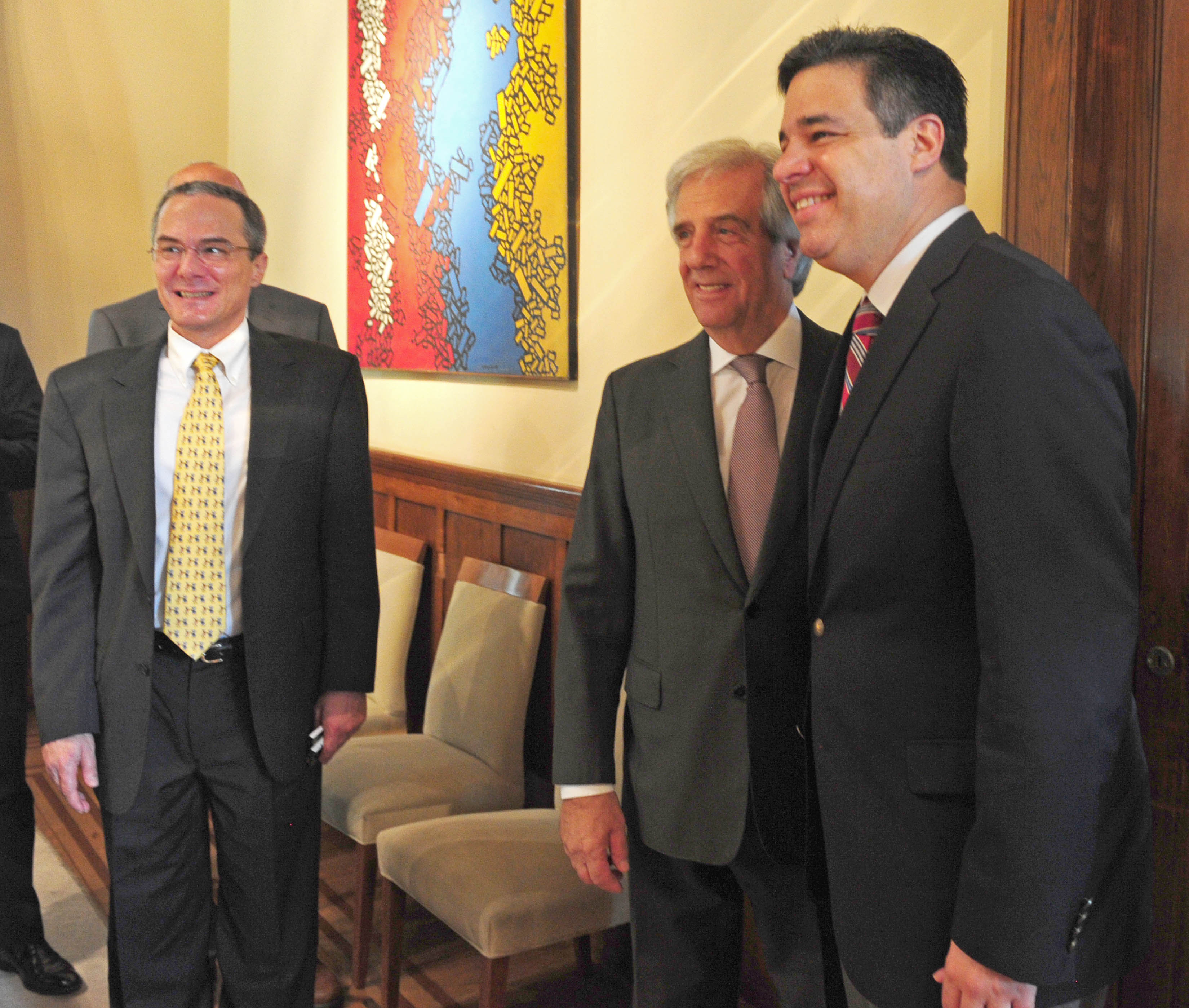 Presidente Vázquez mantuvo encuentro con seis congresistas de Estados Unidos