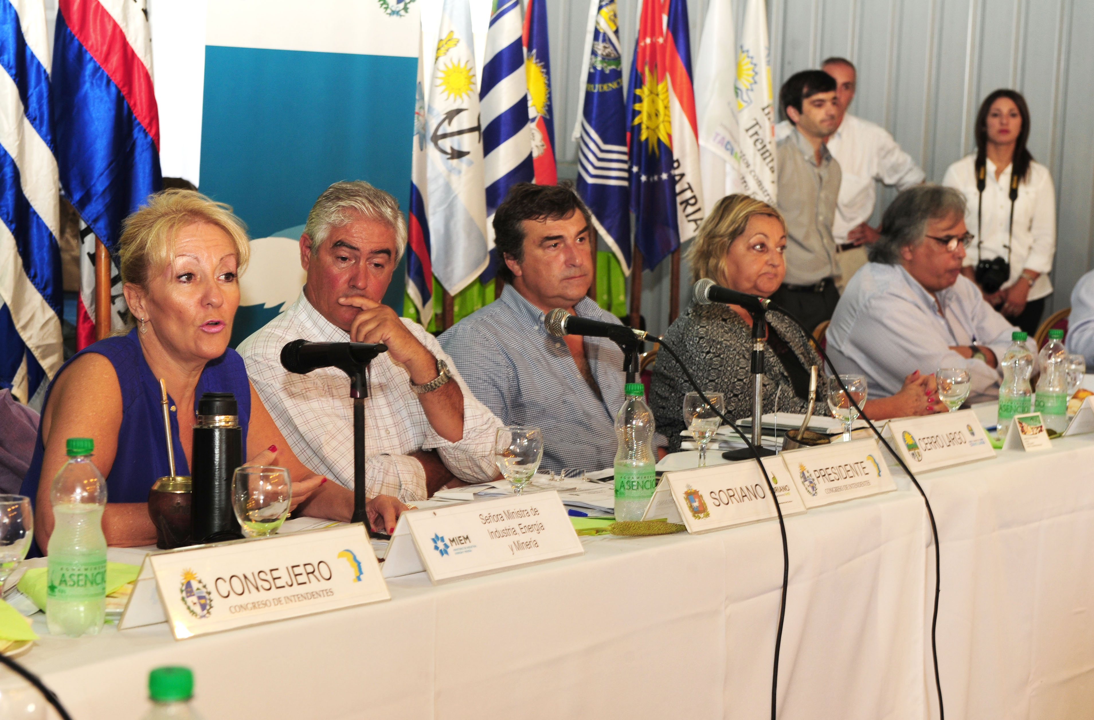 Reunión del Congreso de Intendentes en la Expoactiva de Soriano
