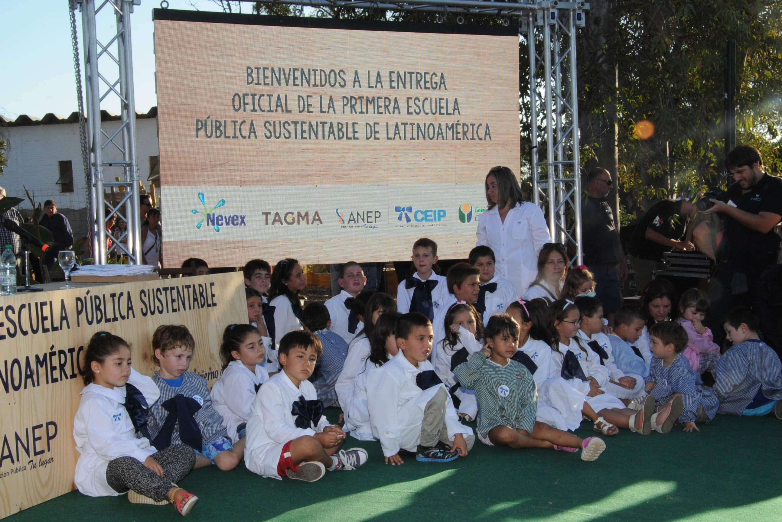 Escolares presentes