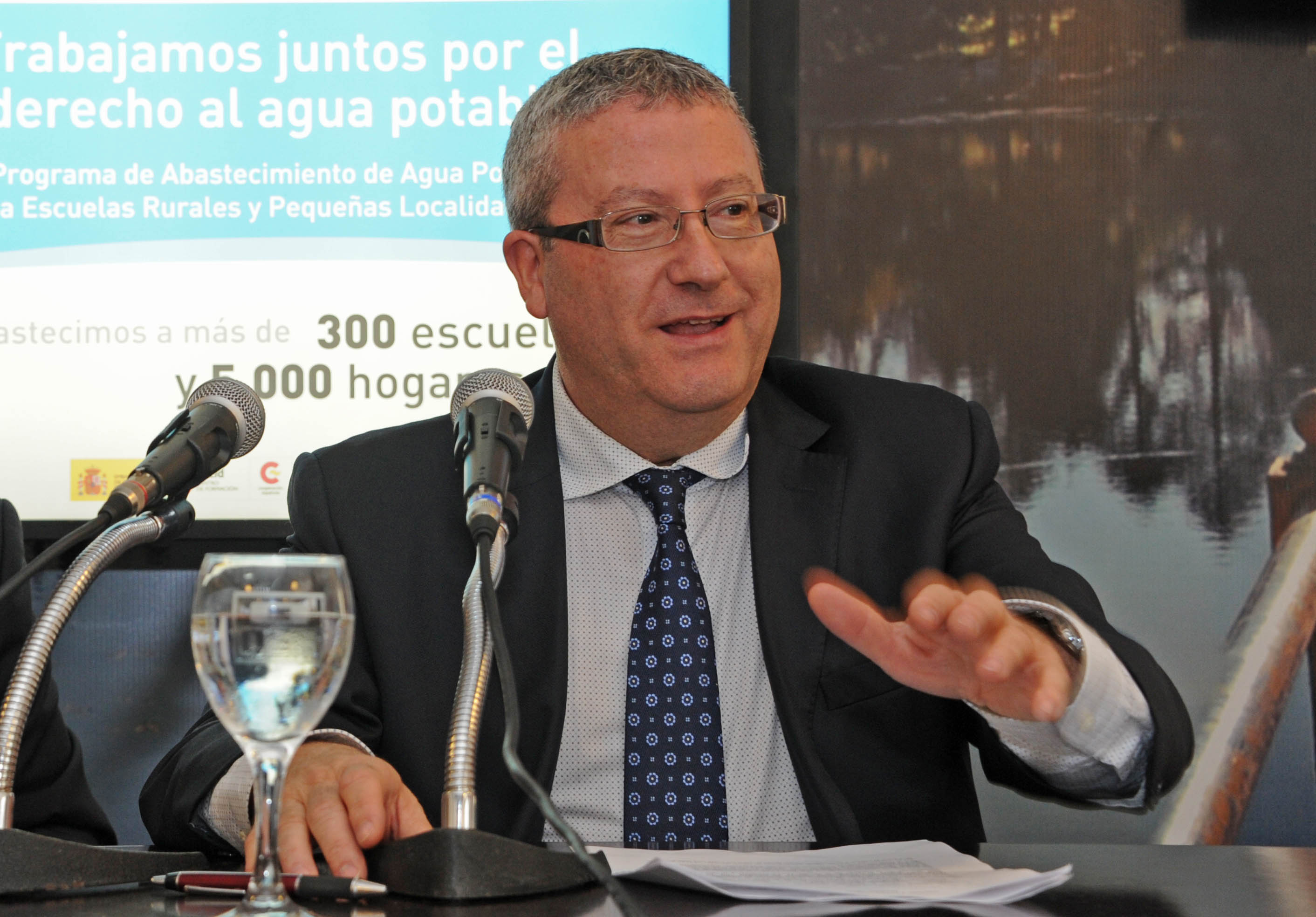 Representante de AECID, Juan del Pozo