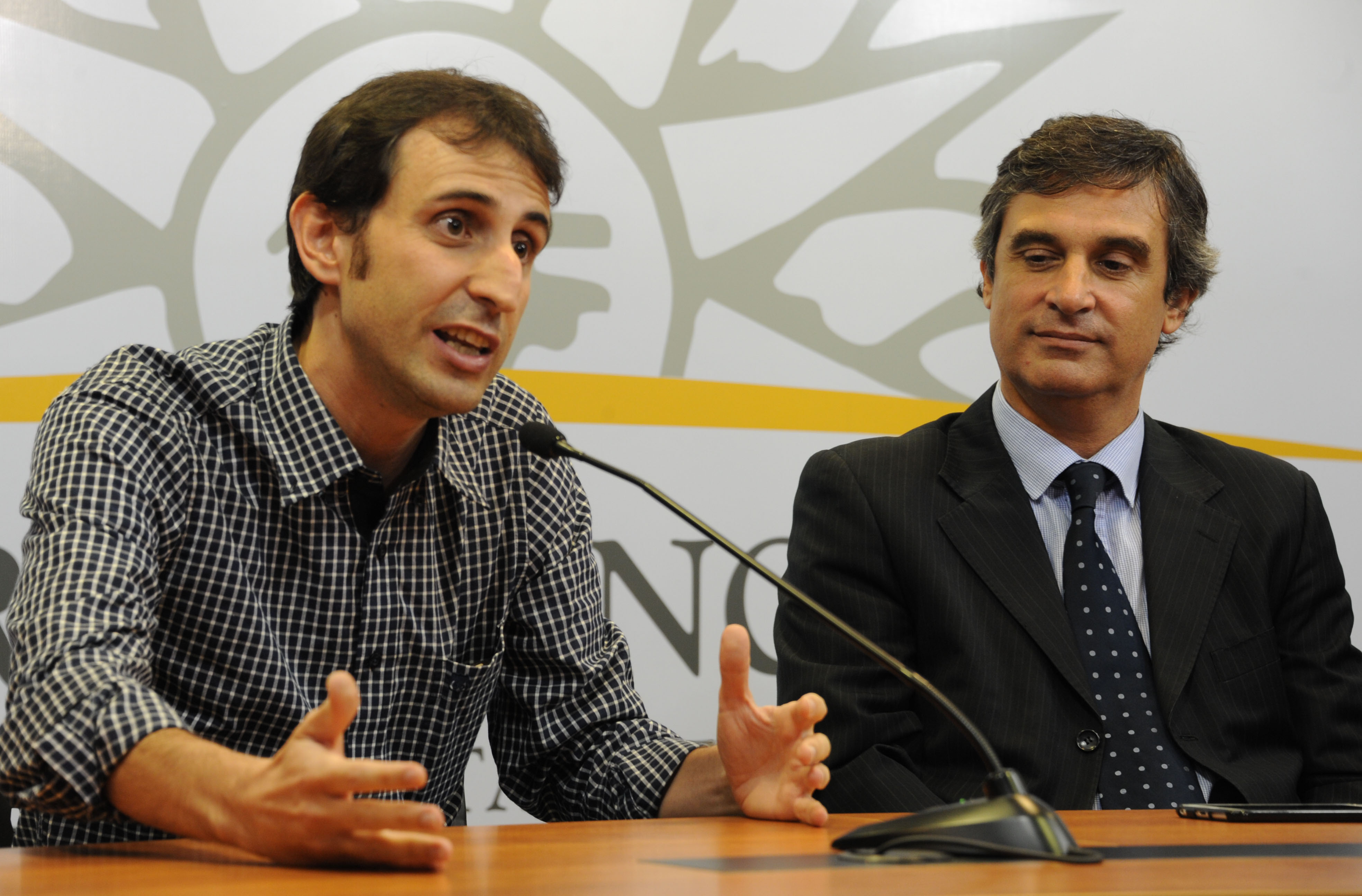 Nuevo Director Nacional de Planificación, Fernando Isabella junto al director de OPP, Álvaro García