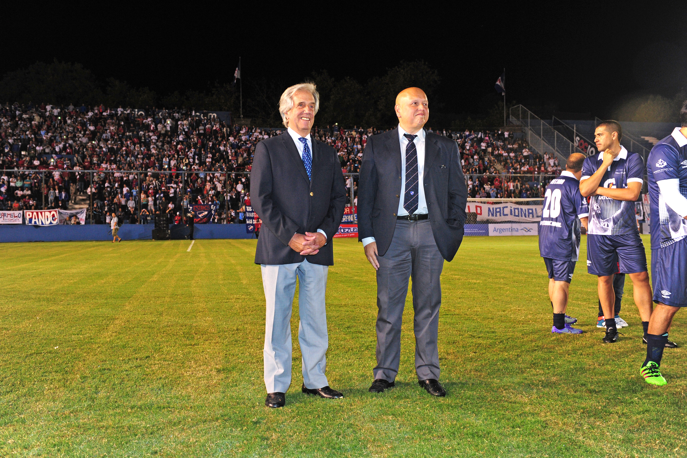 Tabaré Vázquez junto a José Luis Rodríguez