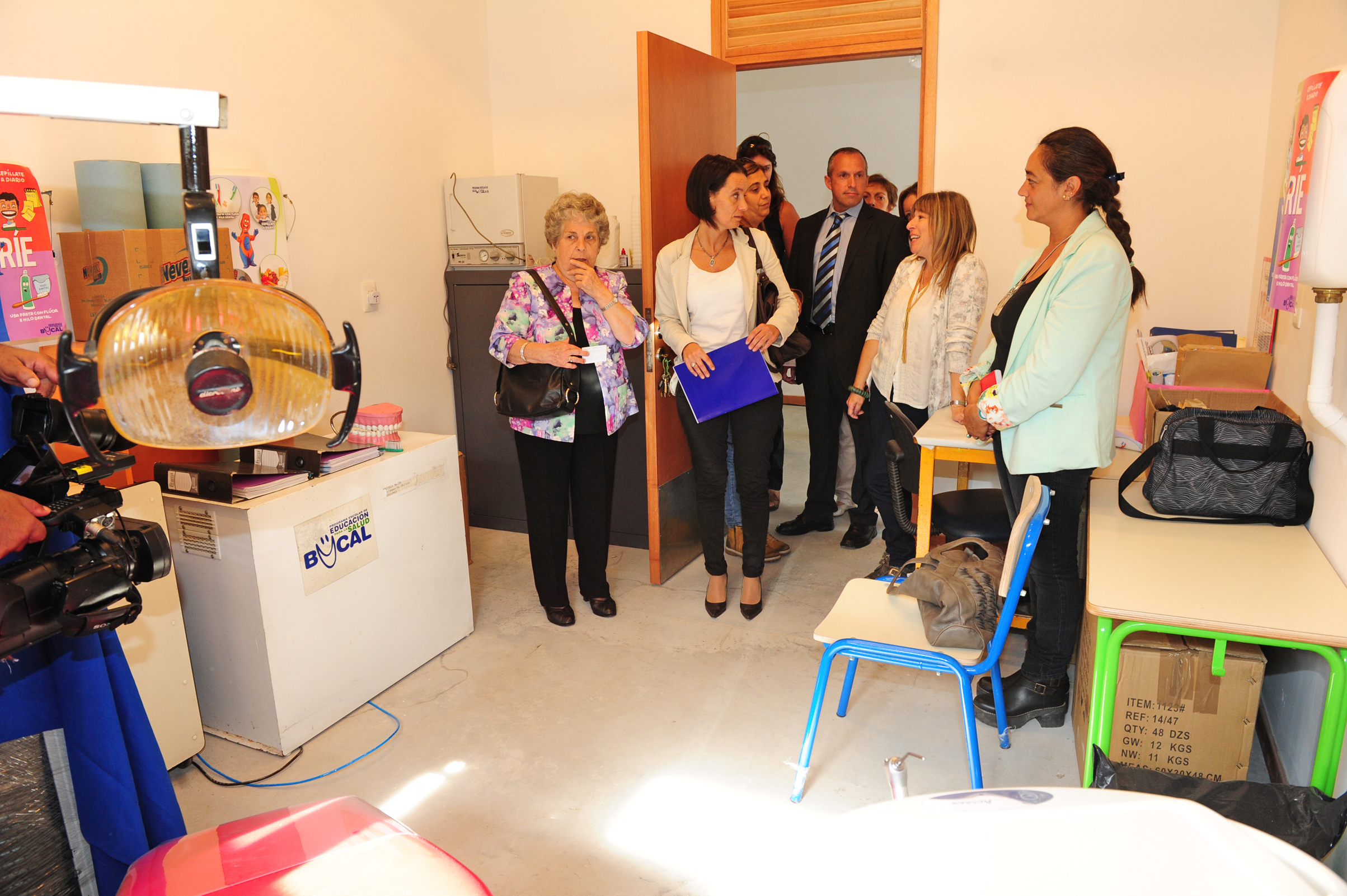 María Auxiliadora Delgado de Vázquez, junto a autoridades presentes