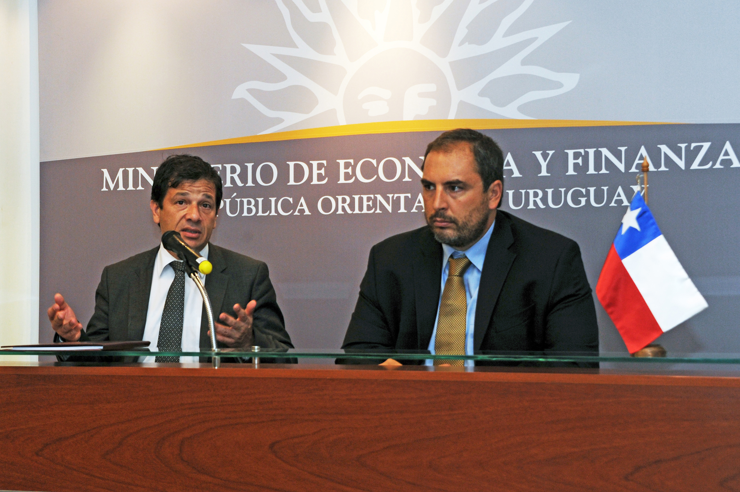 Subsecretario de Economía Pablo Ferreri y su homónimo del Ministerio de Hacienda, Alejandro Micco