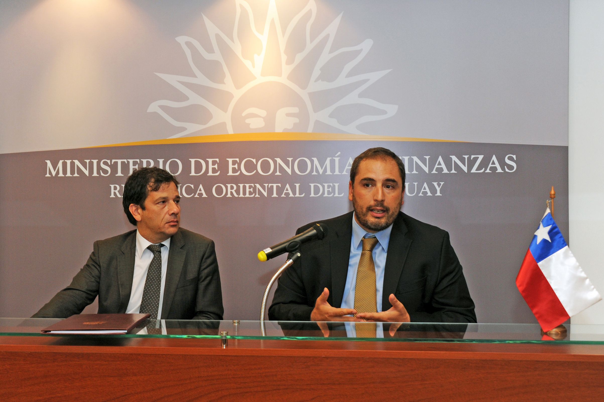 Subsecretario de Economía Pablo Ferreri y su homónimo del Ministerio de Hacienda, Alejandro Micco