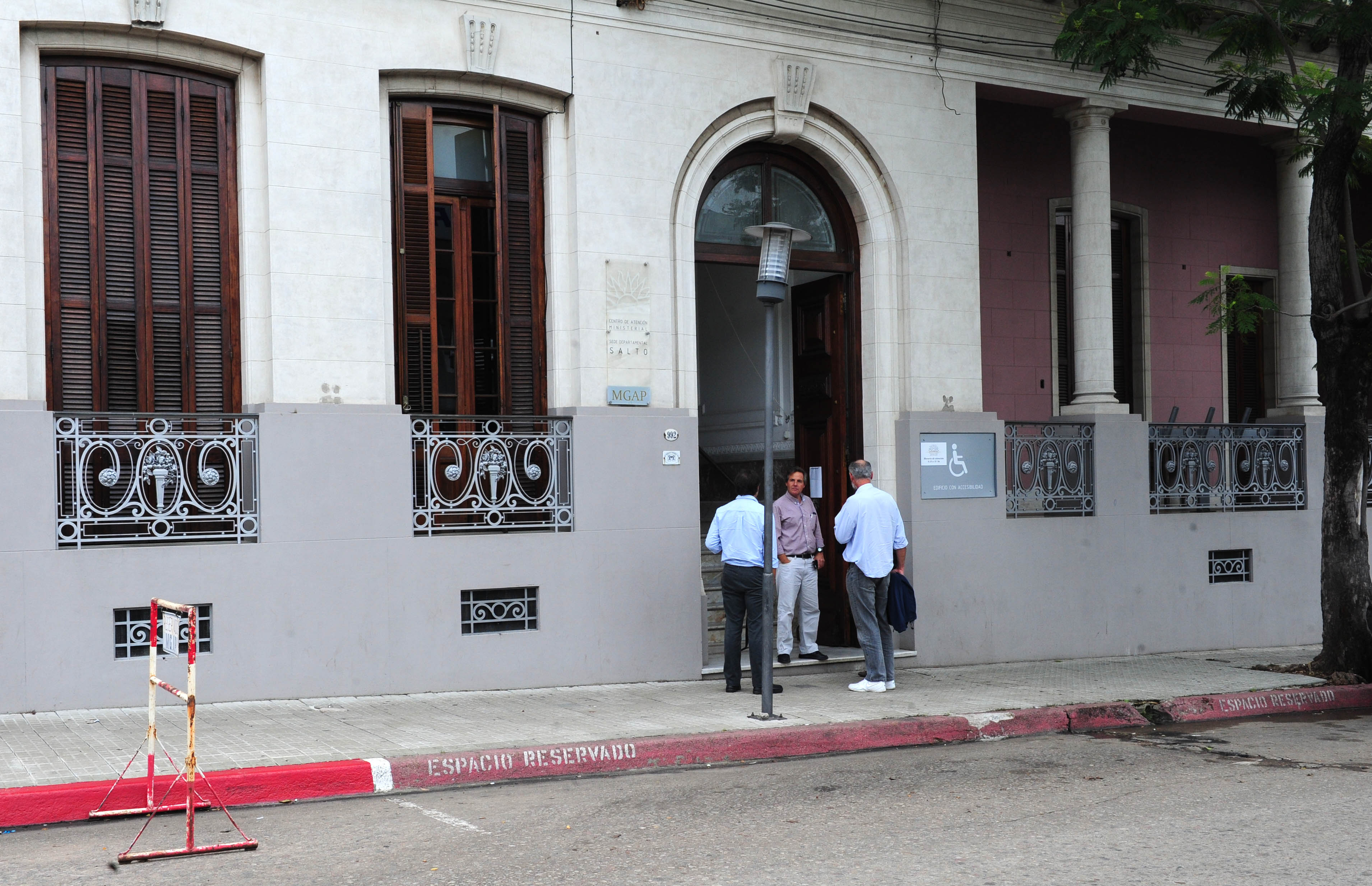 Centro de atención ministerial de Salto, lugar donde se realizaron las reuniones