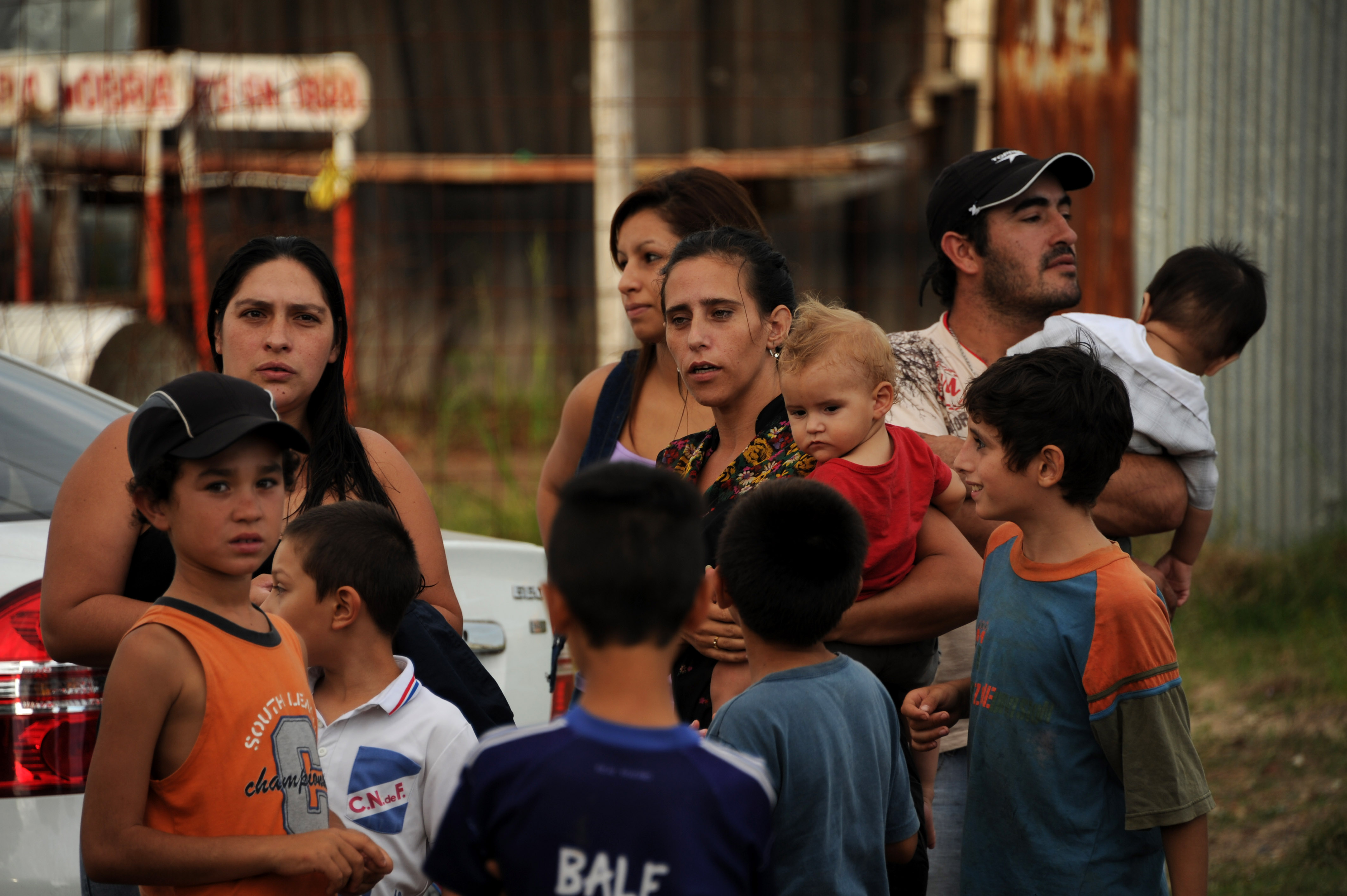 Vecinos del barrio La Amarilla