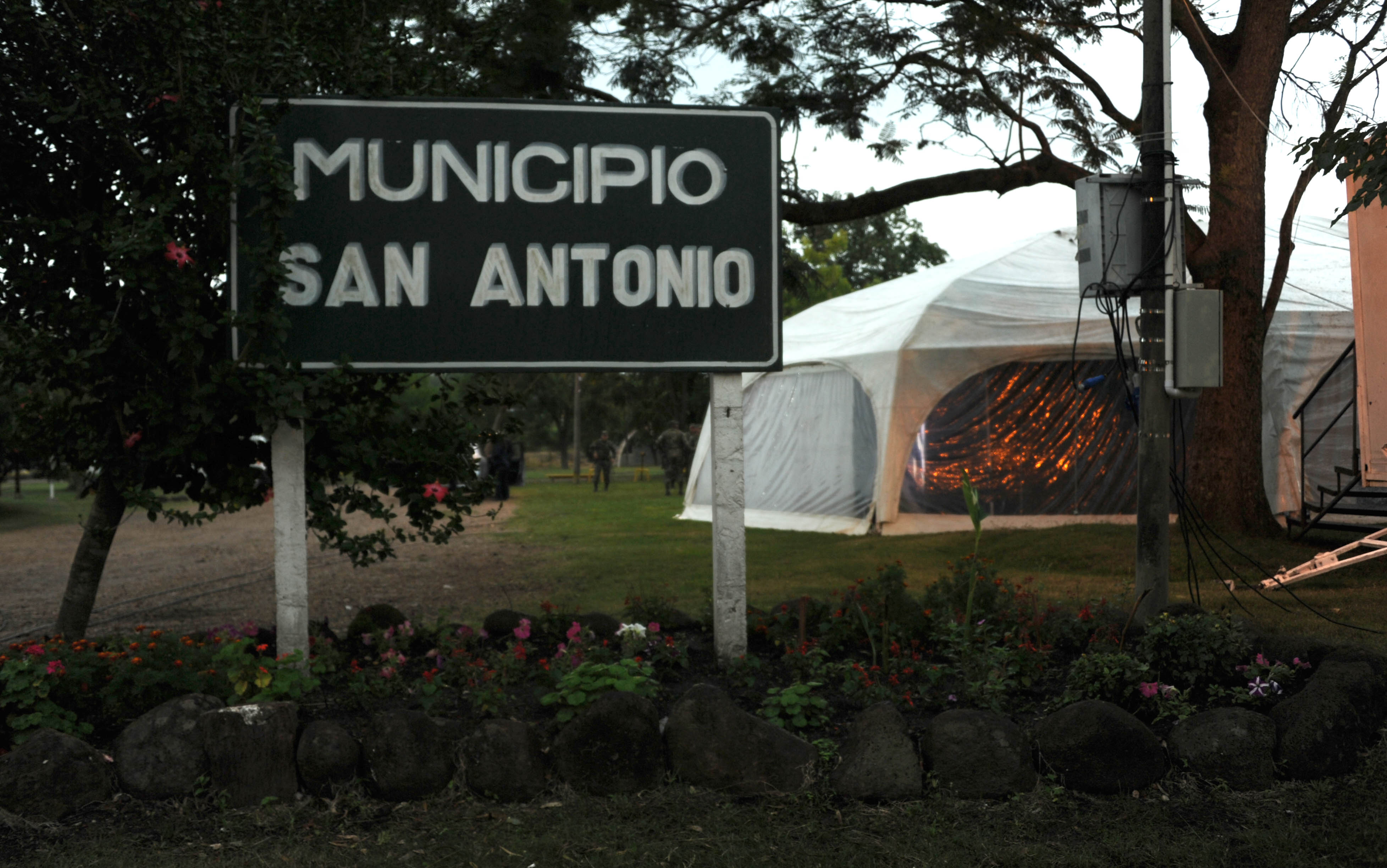 Municipio de San Antonio, lugar donde se realiza el Consejo de ministros