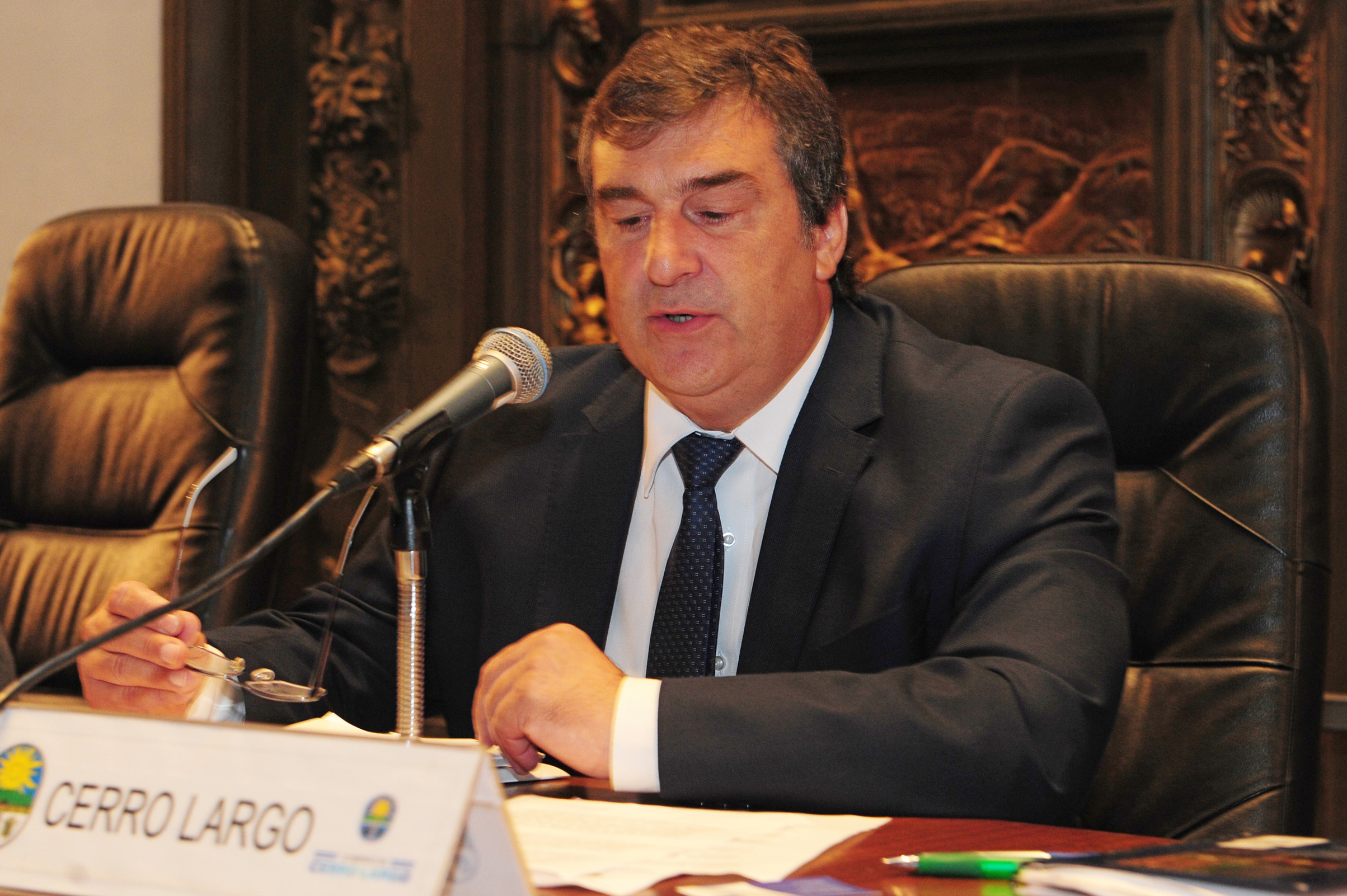 Sergio Botana, jefe departamental de Cerro Largo y presidente del Congreso de Intendentes