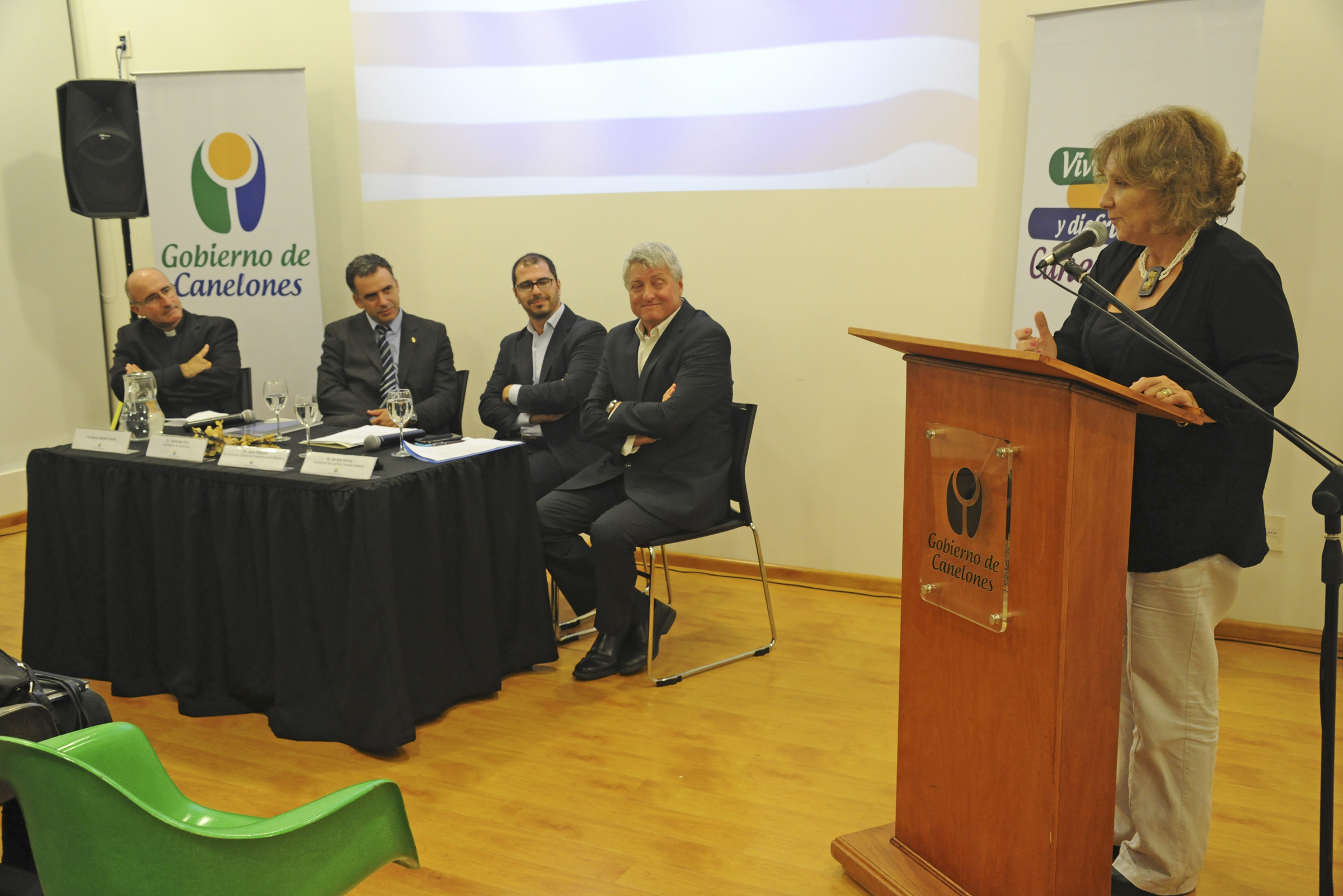 Hermana de David Fremd, comerciante judío de Paysandú, durante su alocución