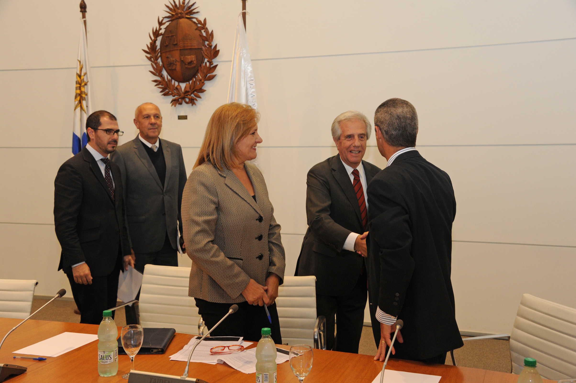 Presidente Vázquez recibió a representantes de partidos políticos