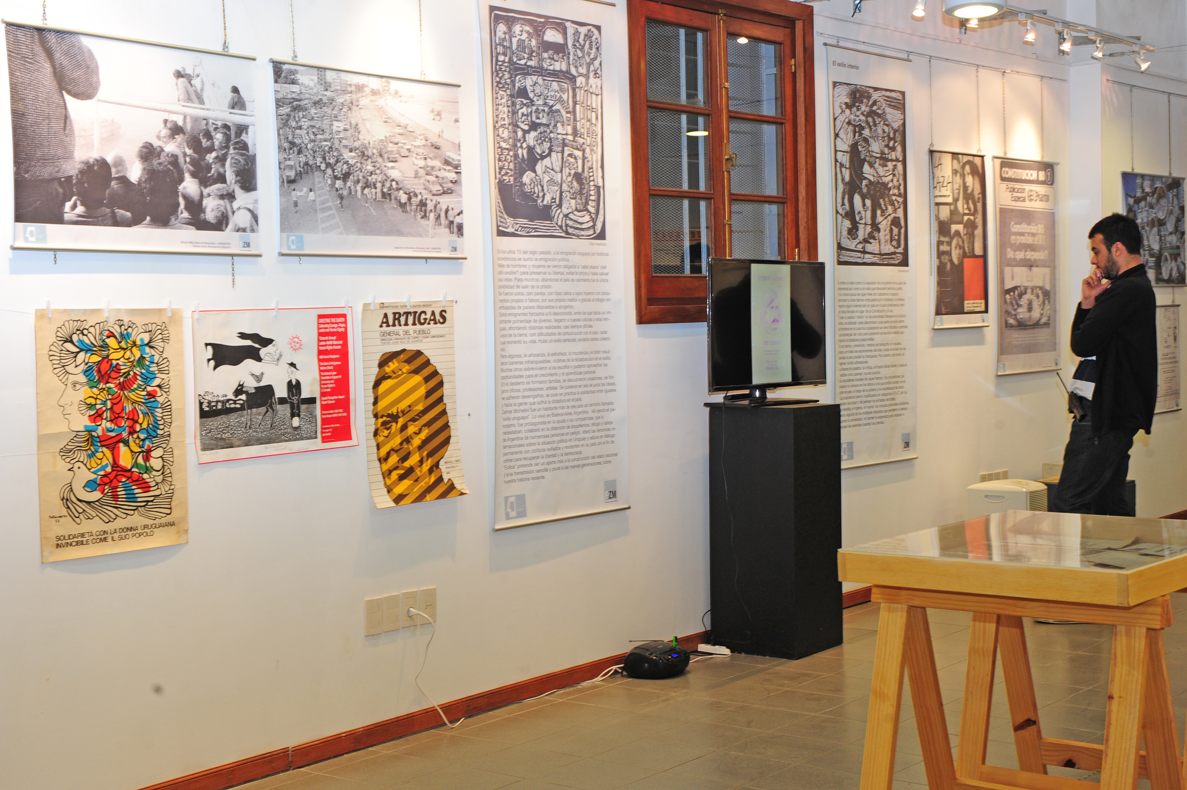 Apertura de la muestra "Exilios. Ellos en nosotros, 40 años"