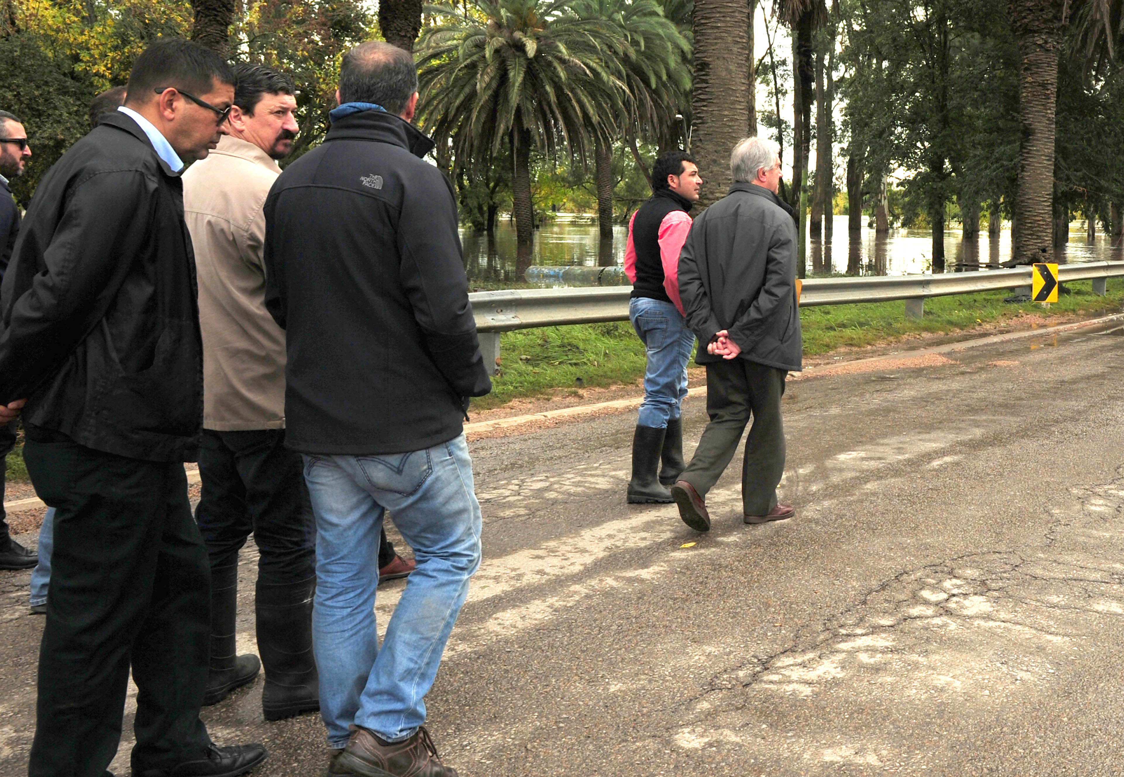 Vázquez en la recorrida