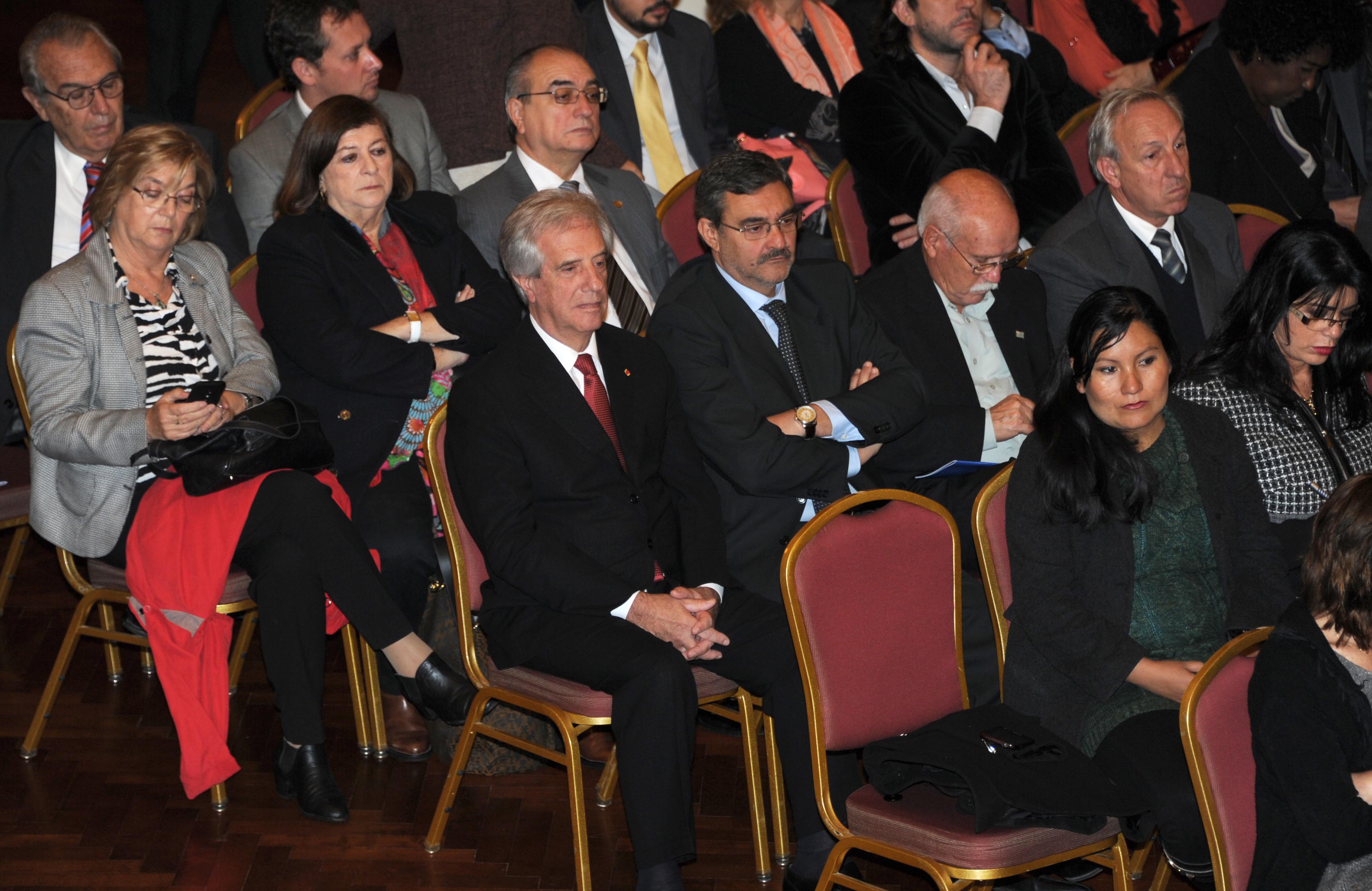 Vázquez entre el público presente