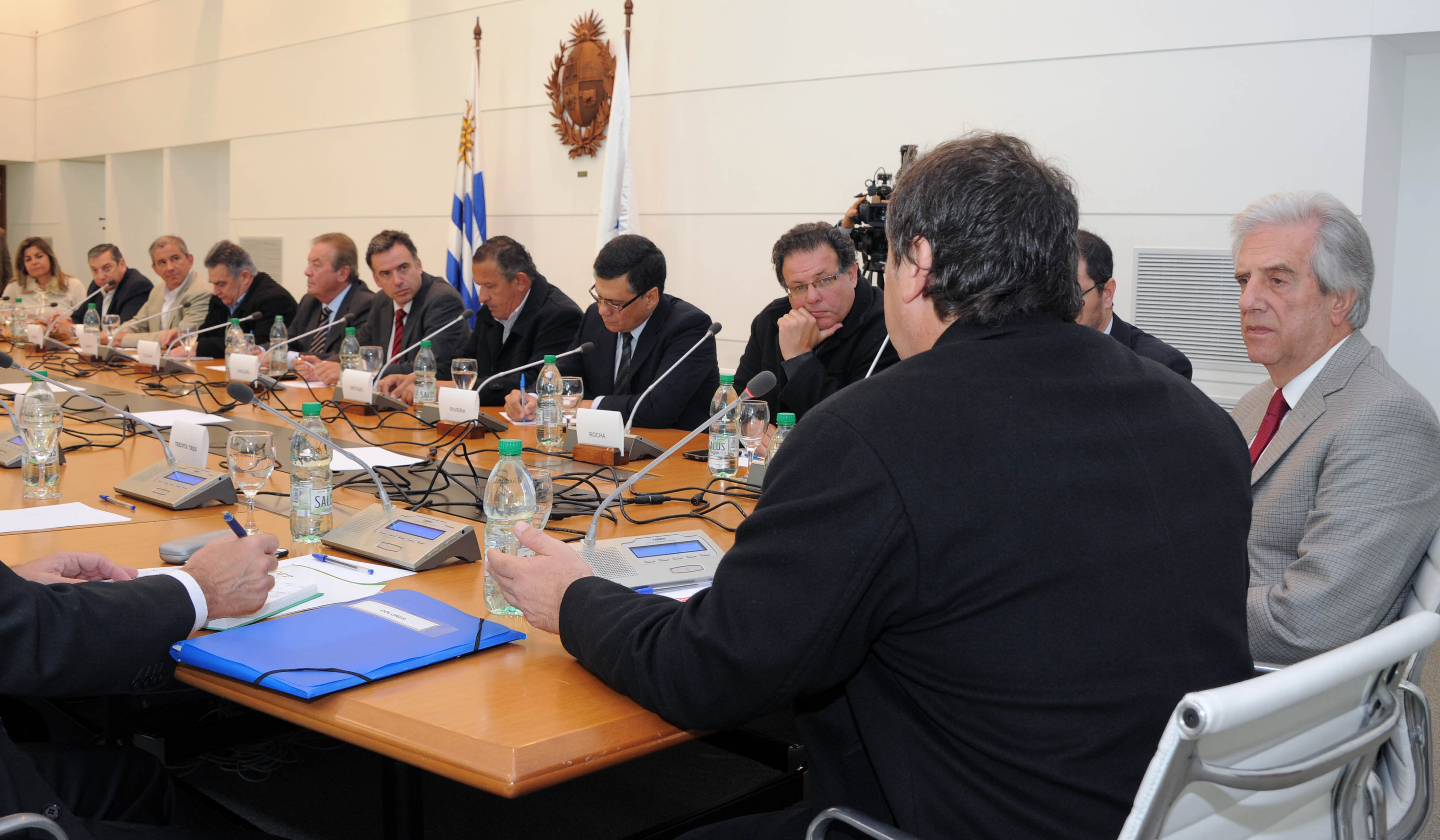 Reunión de Vázquez con Intendentes