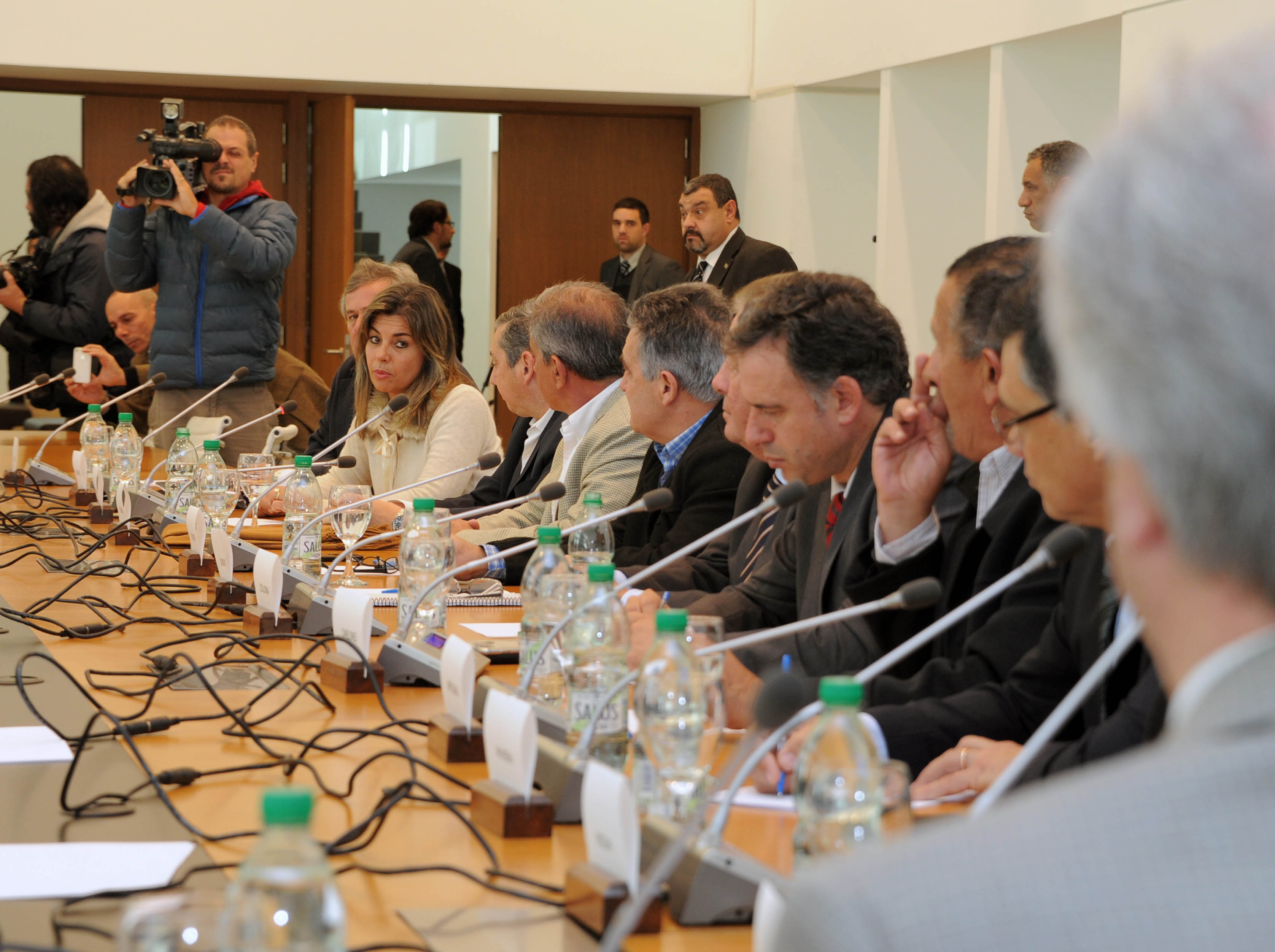 Conferencia de prensa una vez culminada la reunión