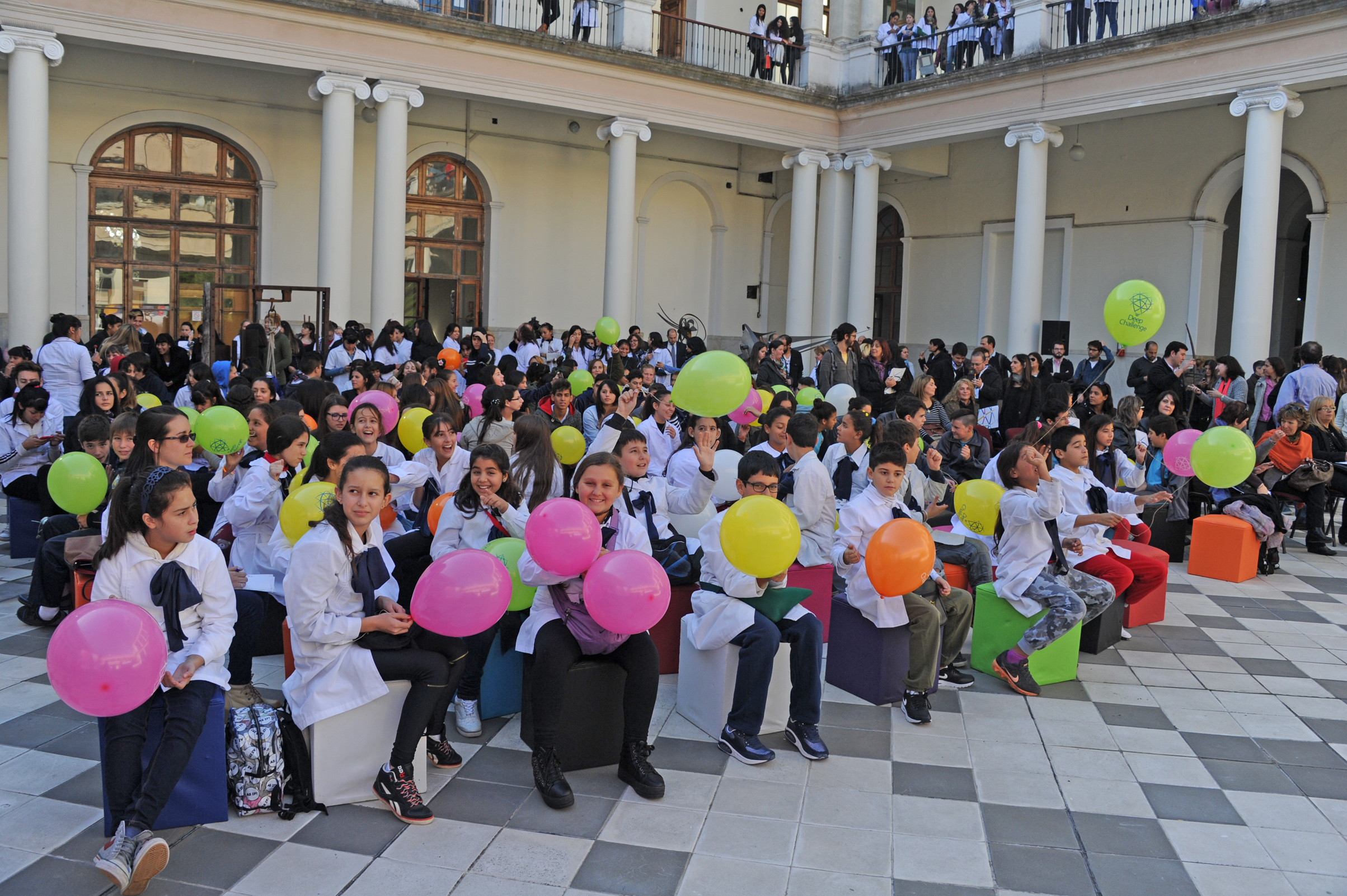 Escolares participantes del evento
