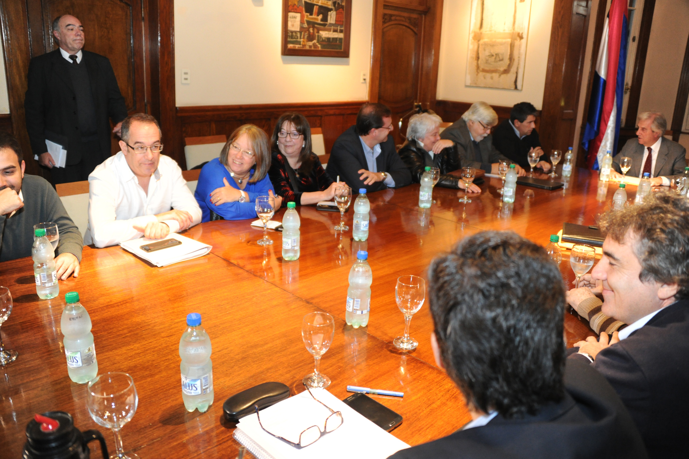Presidente de la República Tabaré Vázquez recibió a integrantes de la bancada del Frente Amplio