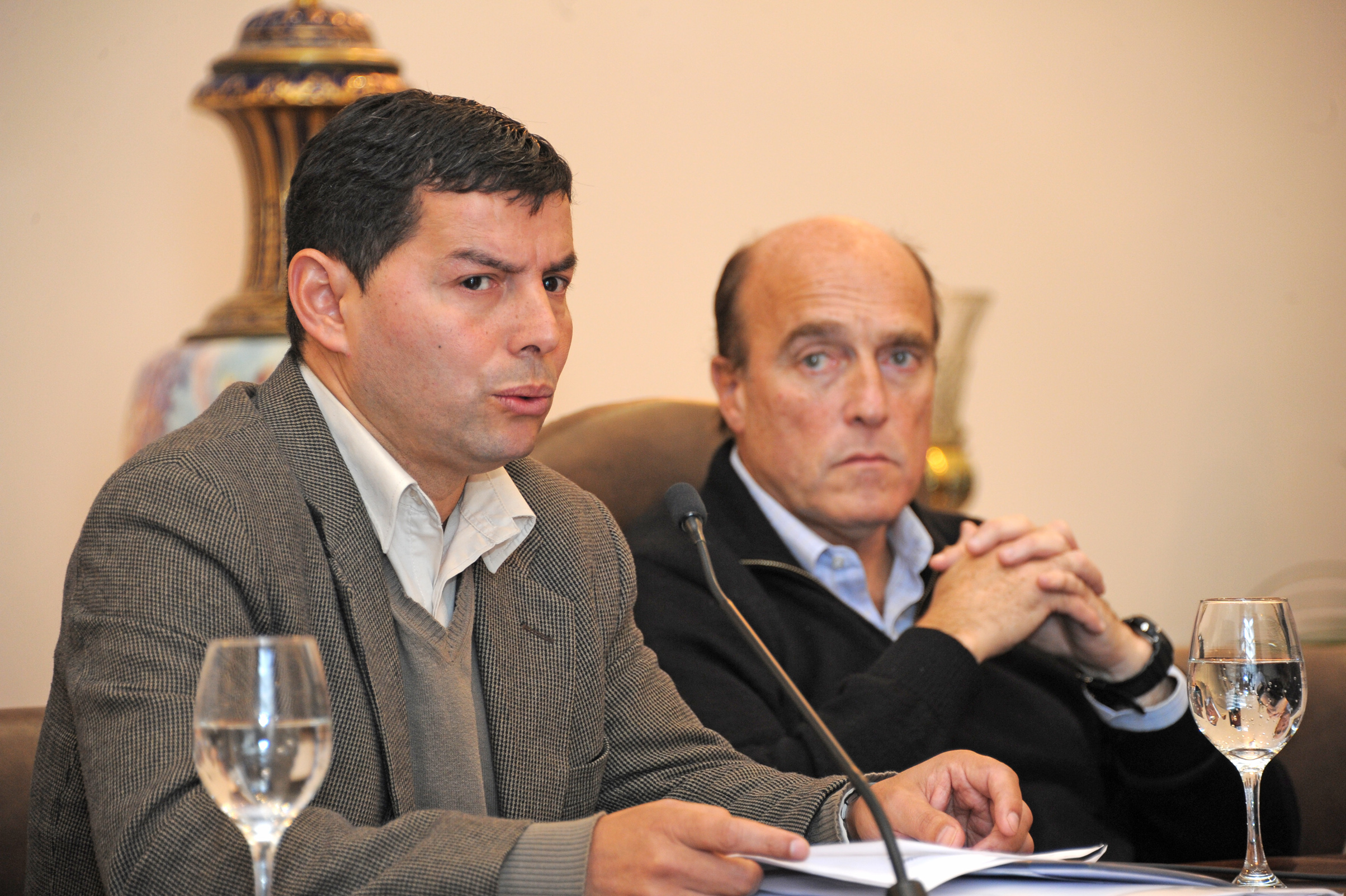 Eduardo Pereyra, director general de Inefop, haciendo uso de la palabra