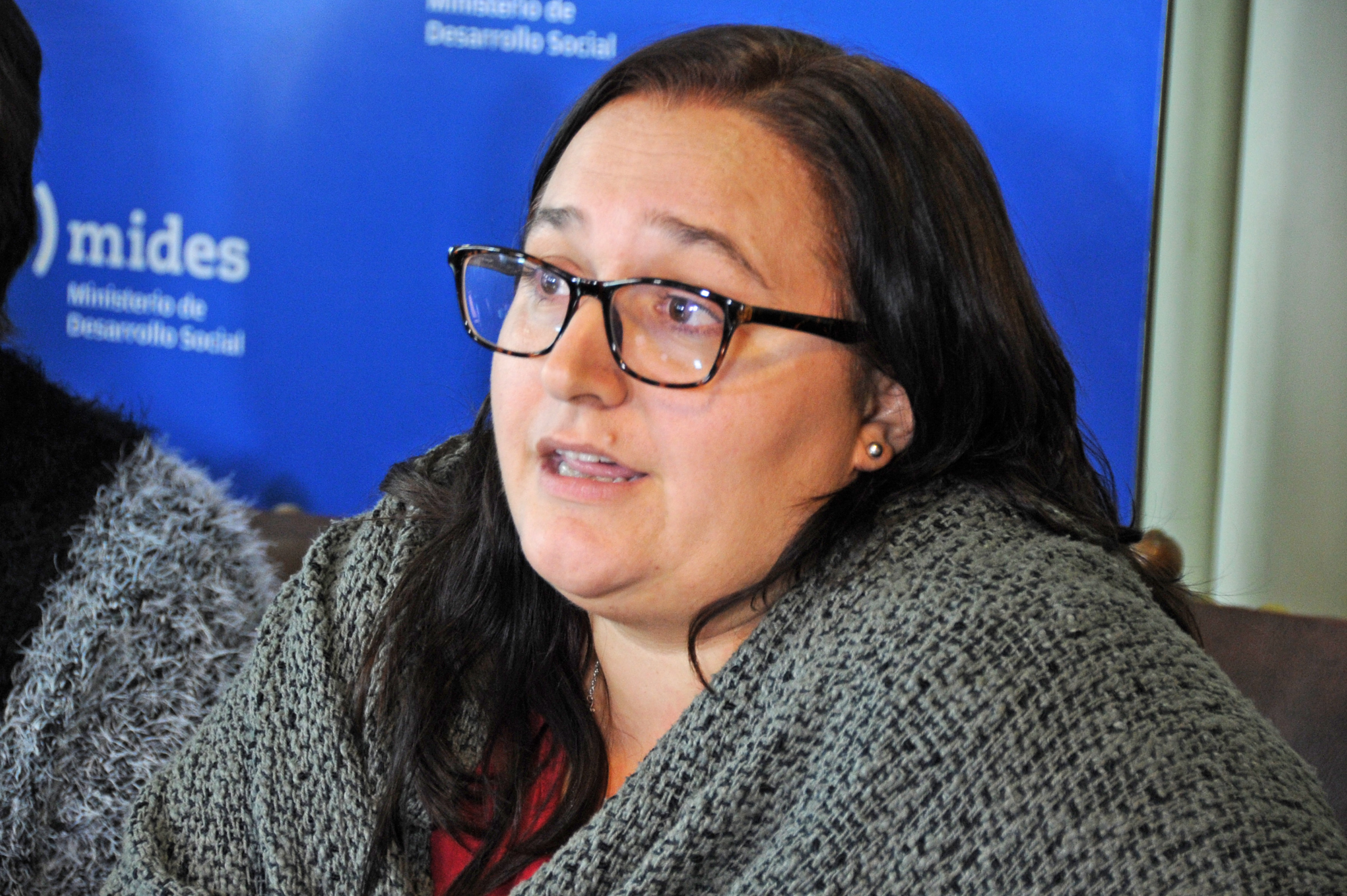 Mayra Aldama, directora Nacional de Protección Integral en Situaciones de Vulneración del Ministerio de Desarrollo Social