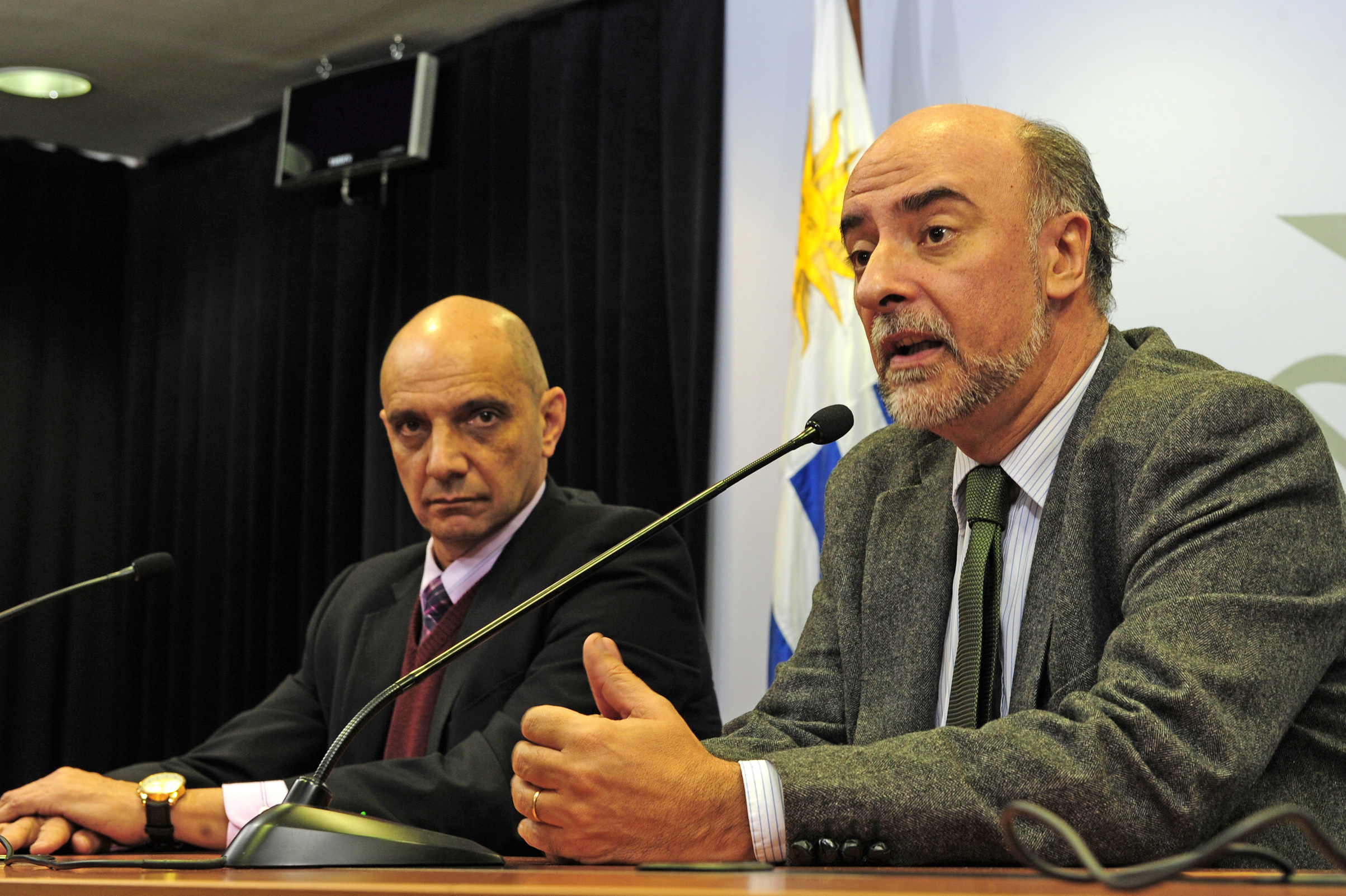 Daniel Radío y Pablo Mieres, en representación del Partido Independiente
