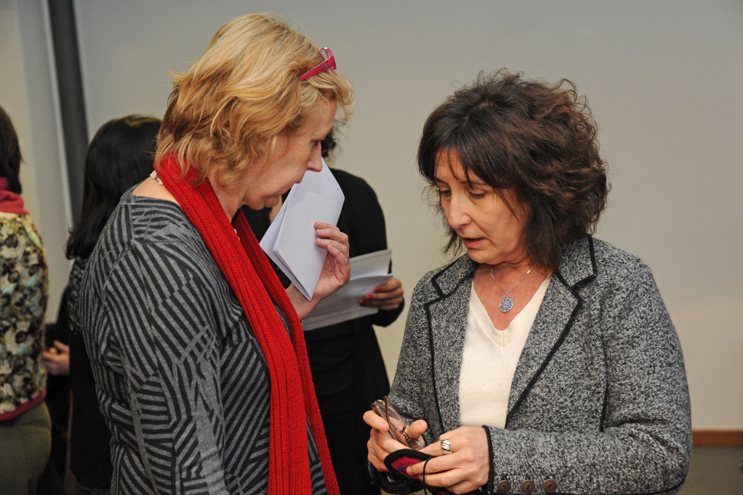 Coordinadora Residente de Naciones Unidas, Denise Cook, junto a directora del Instituto Nacional de las Mujeres (Inmujeres), Mariella Mazzotti