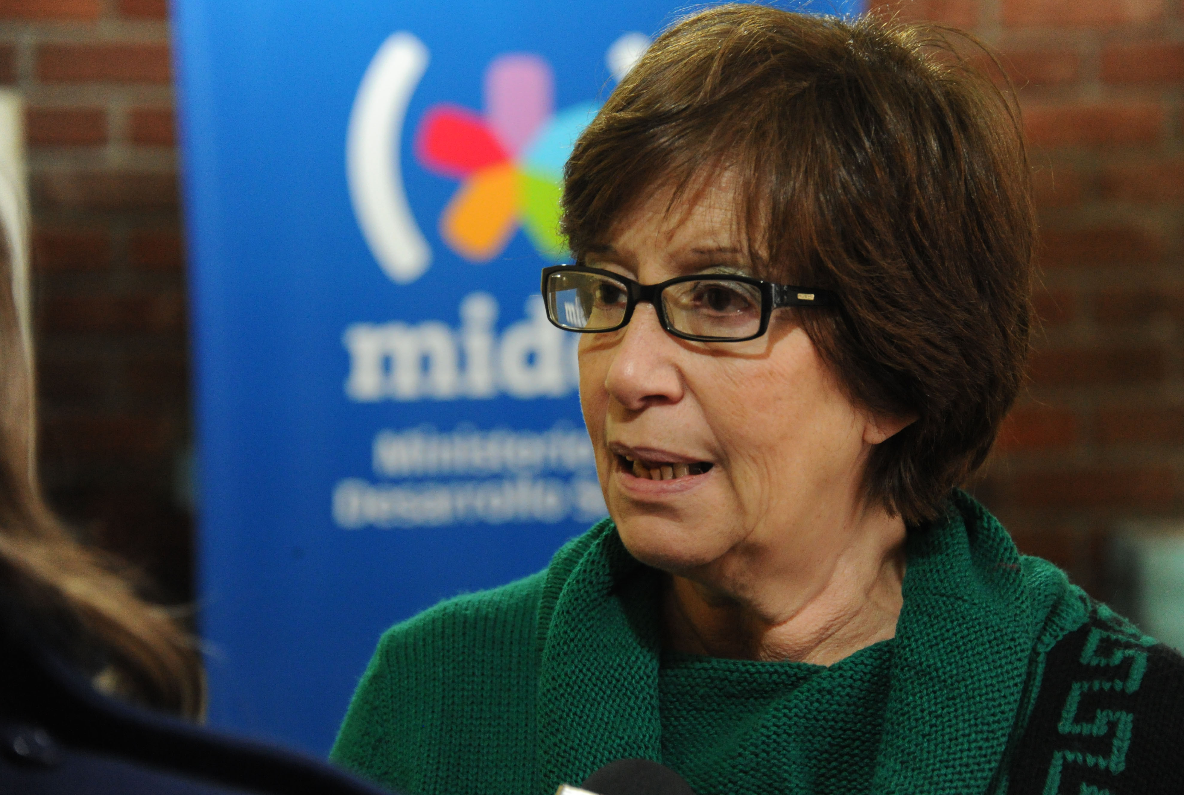 Ministra de Desarrollo Social, Marina Arismendi en declaraciones a la Secretaría de Comunicación