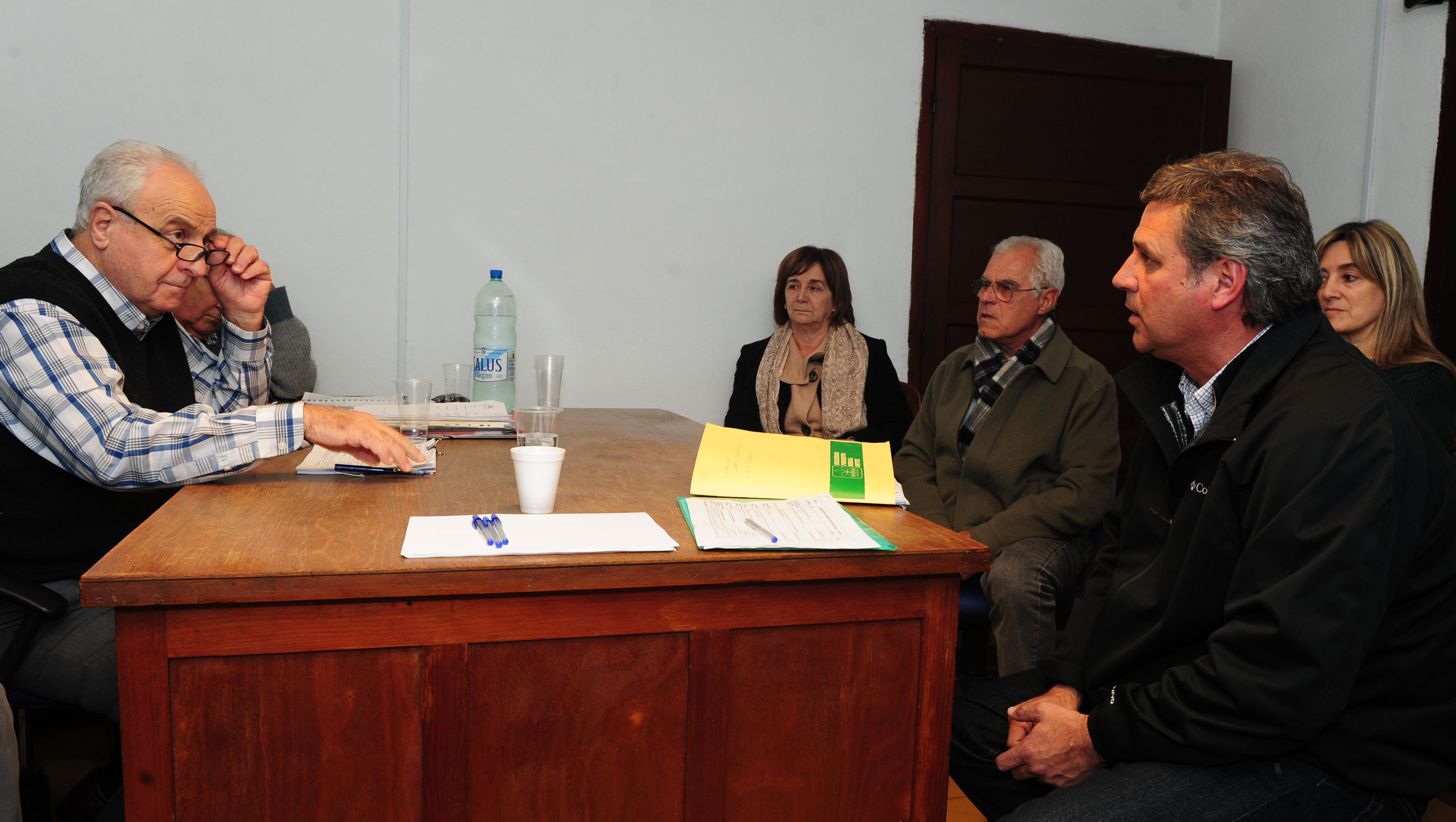 Ministro de Transporte, Víctor Rossi recibió a las fuerzas vivas de la ciudad de Minas
