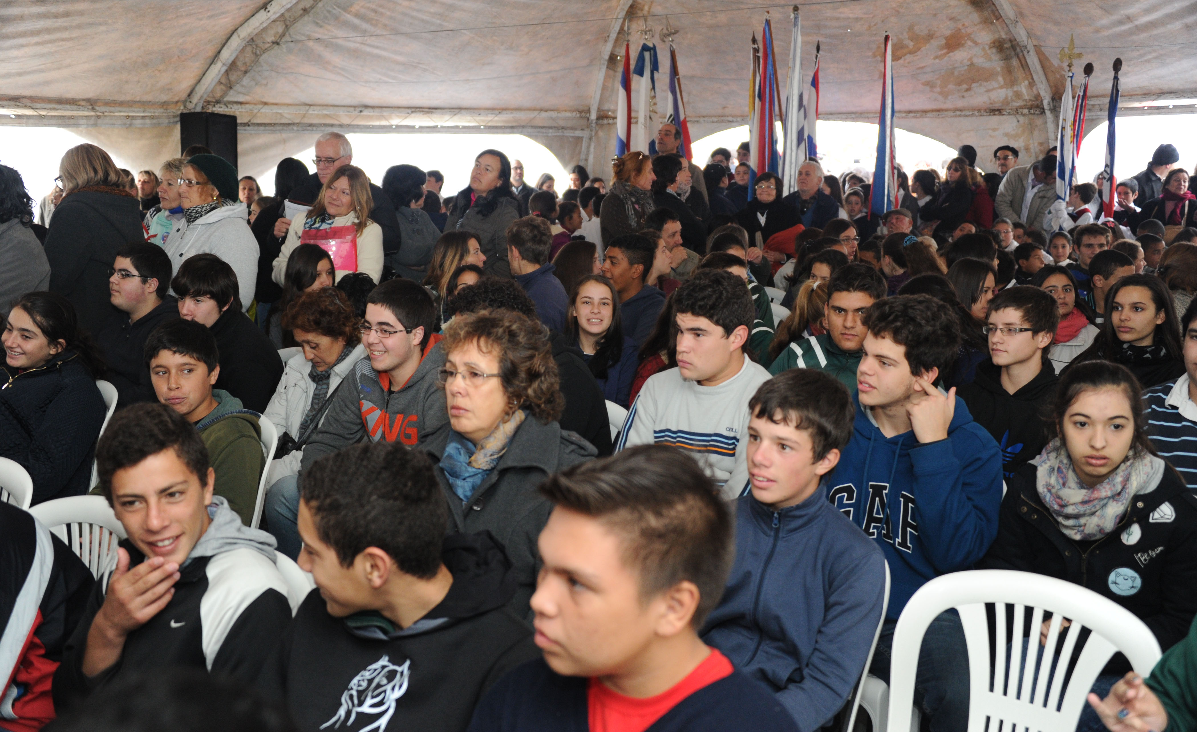 Liceales presentes