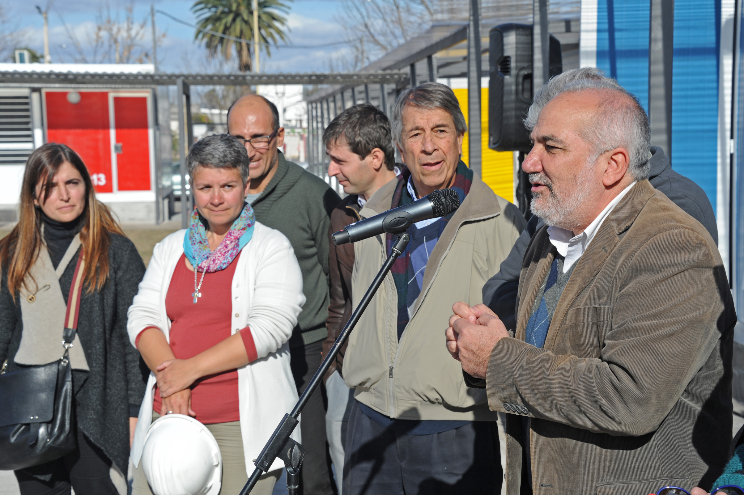 Wilson Netto, presidente del CODICEN, haciendo uso de la palabra