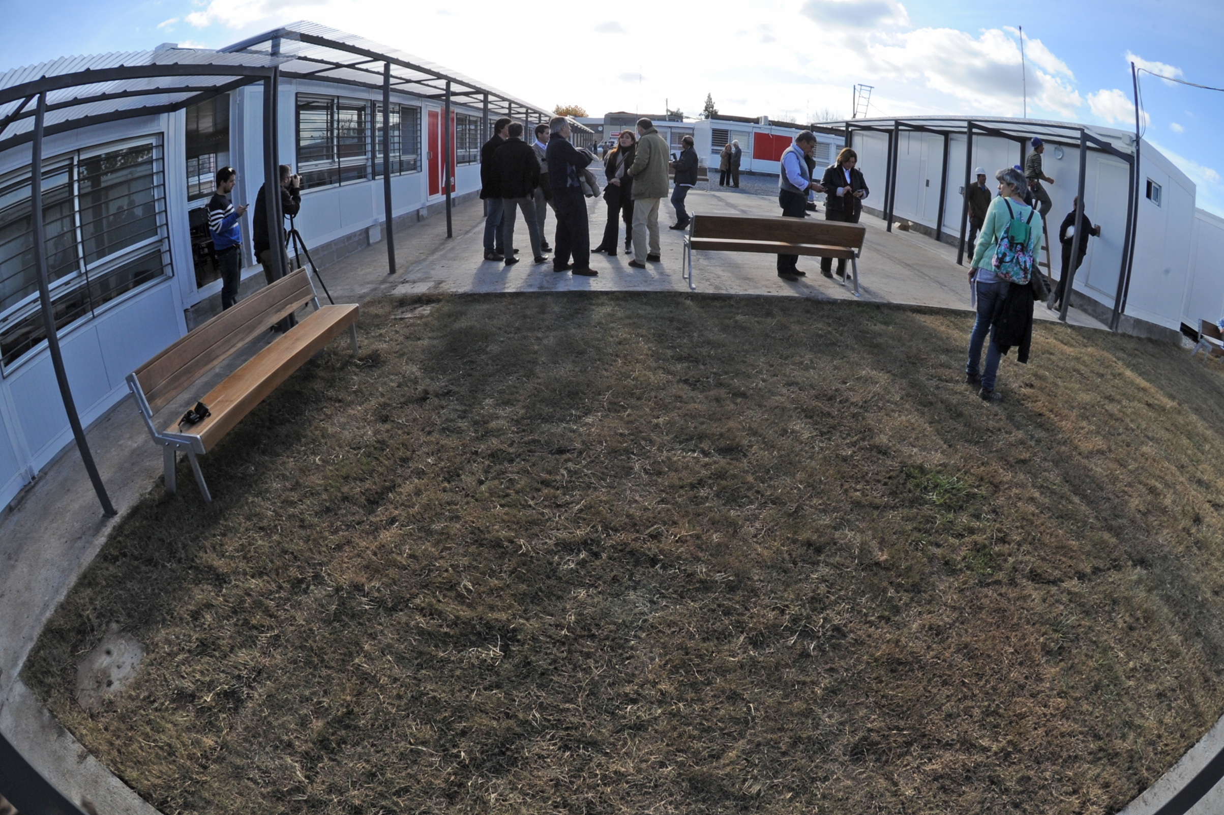 Nuevas instalaciones provisorias de los liceos de Dolores