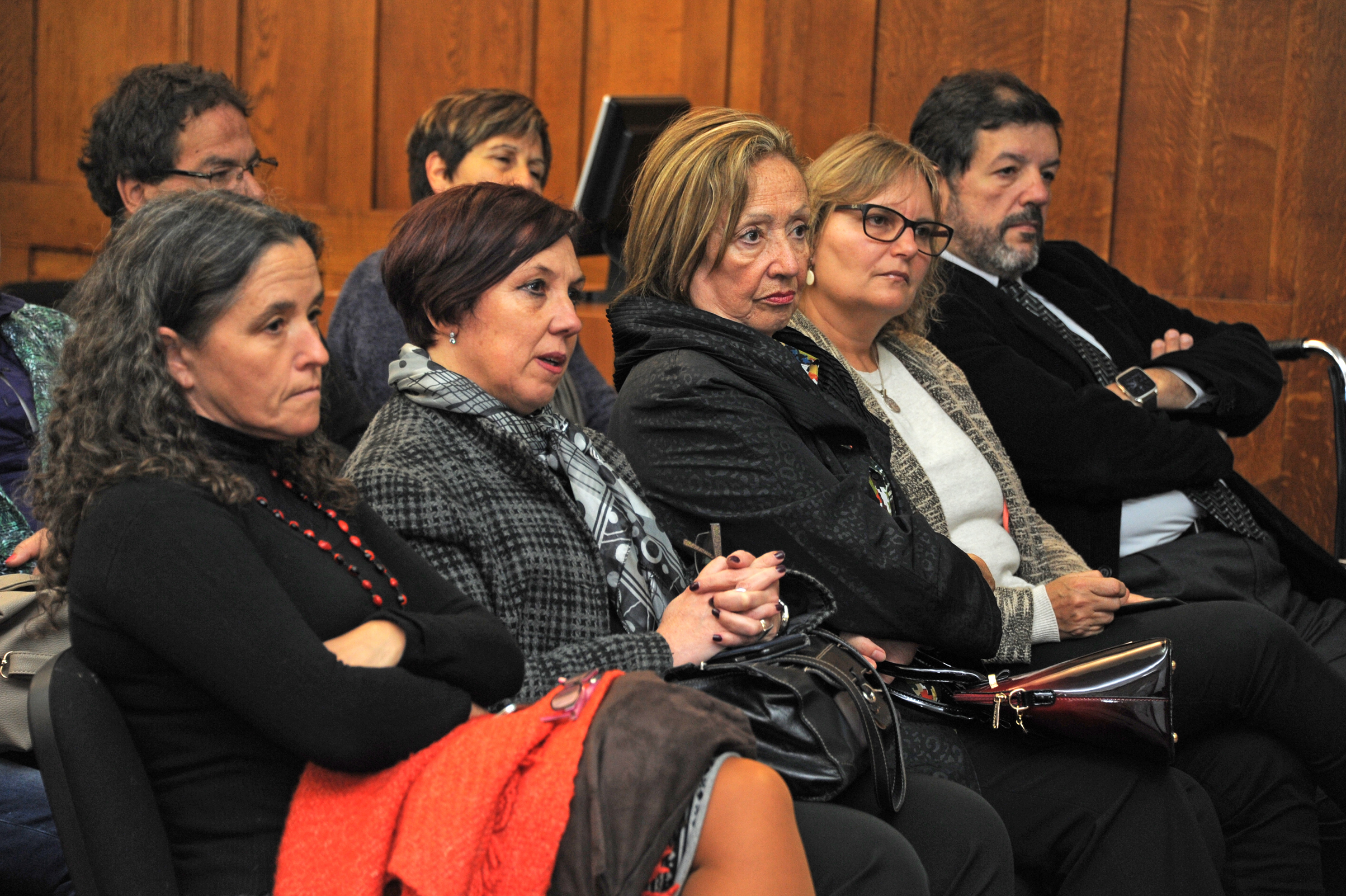 Ministra de Educación y Cultura, María Julia Muñoz, junto a la presidenta de ASSE, Susana Muñiz