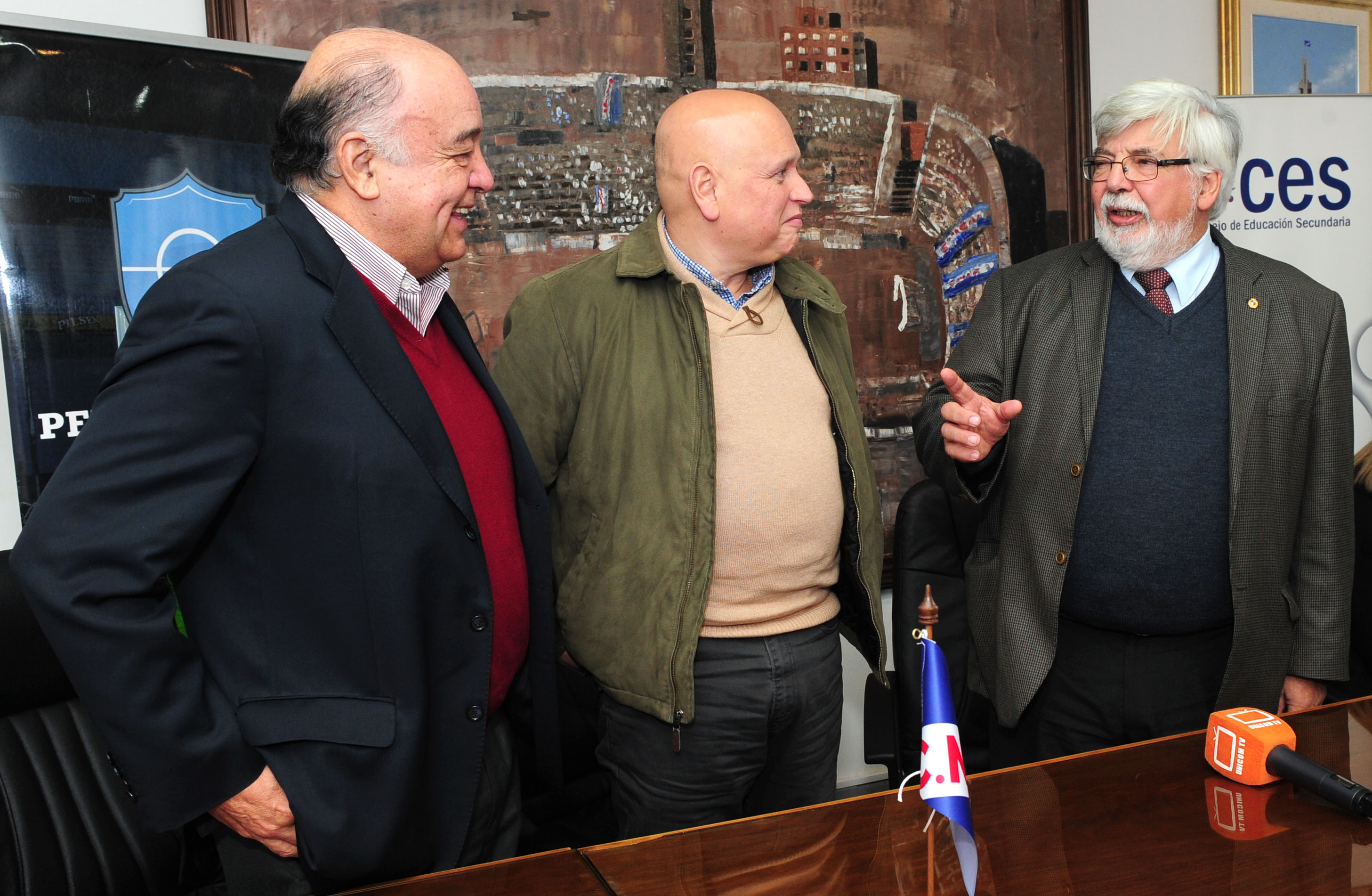 Eduardo Bonomi junto a José Luis Rodríguez y Julio Jakob
