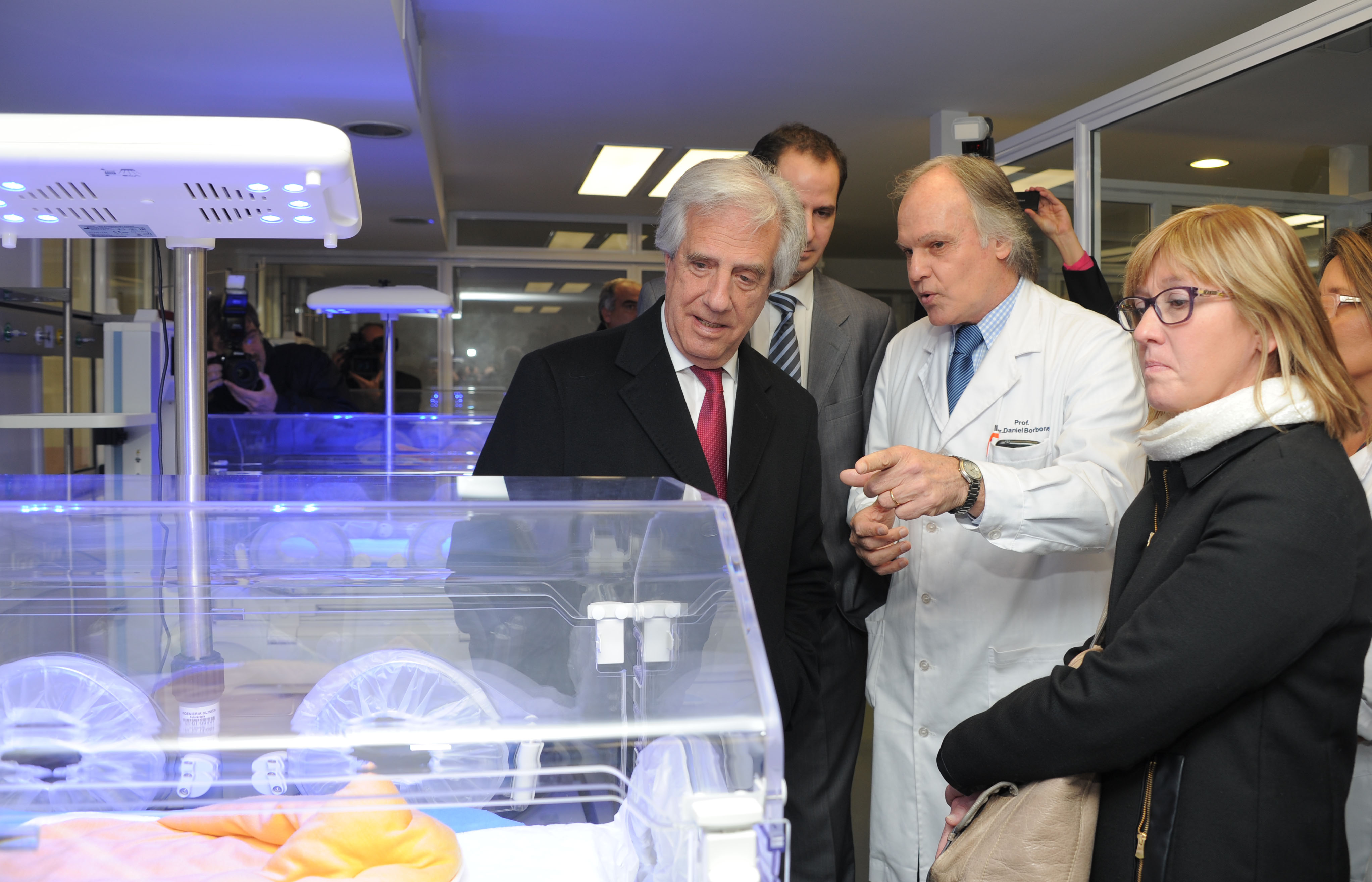 Vázquez en el CTI neonatal