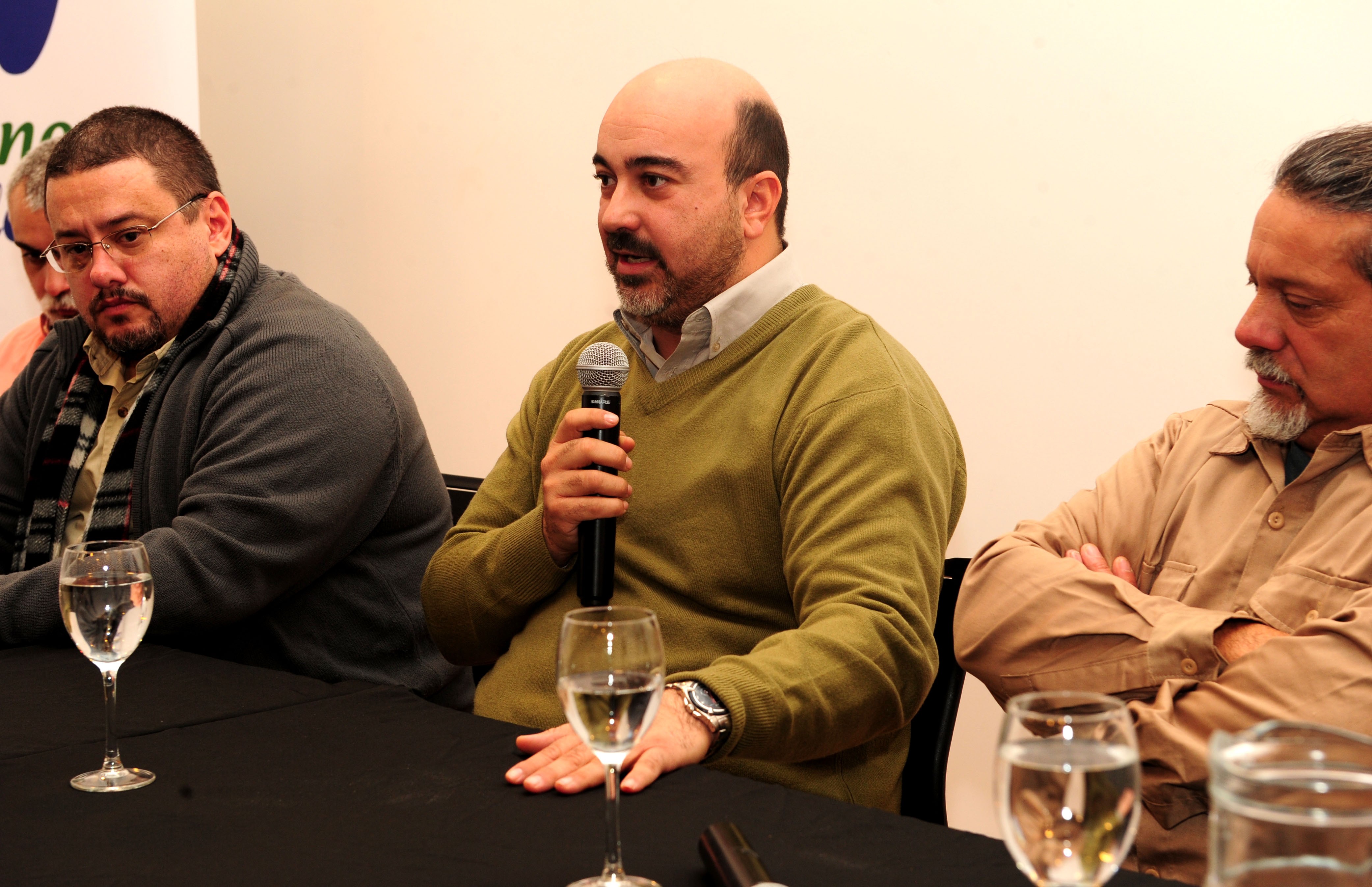 Director Nacional de Medio Ambiente, Alejandro Nario dirigiéndose a los presentes