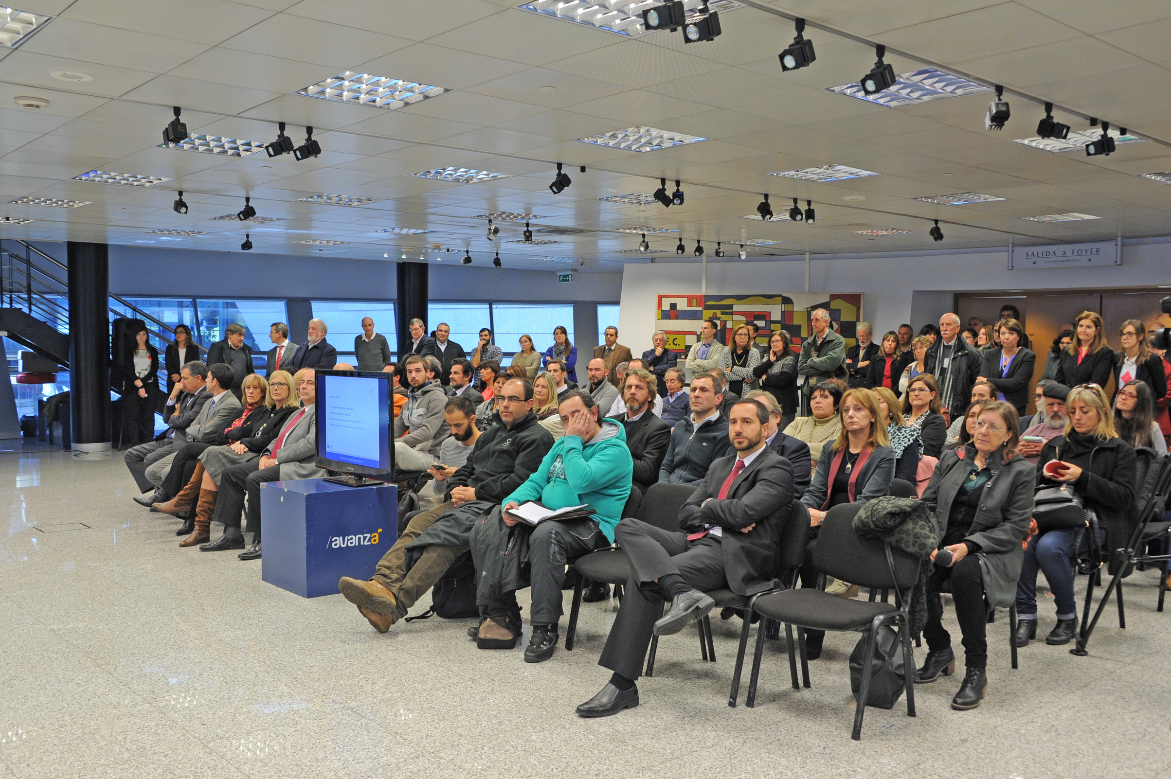 Asistentes a la presentación