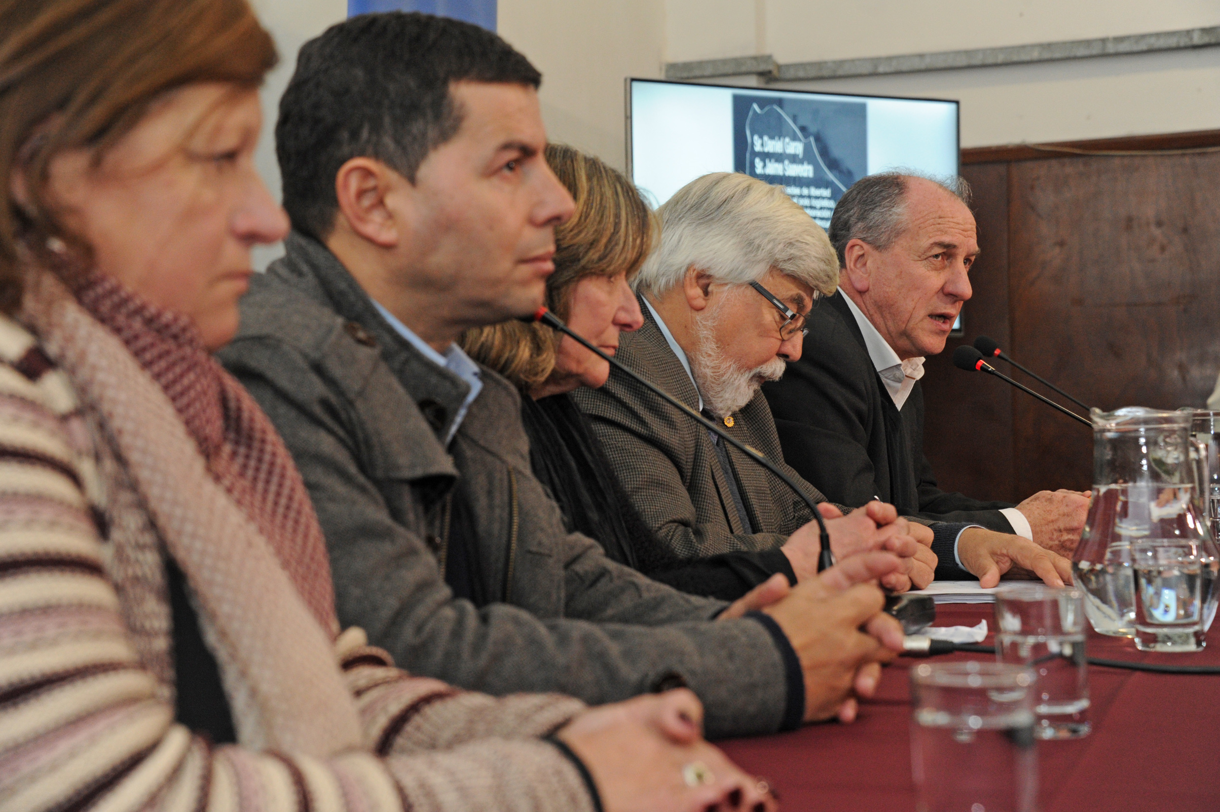 Ministro de Trabajo y Seguridad Social, Ernesto Murro, haciendo uso de la palabra