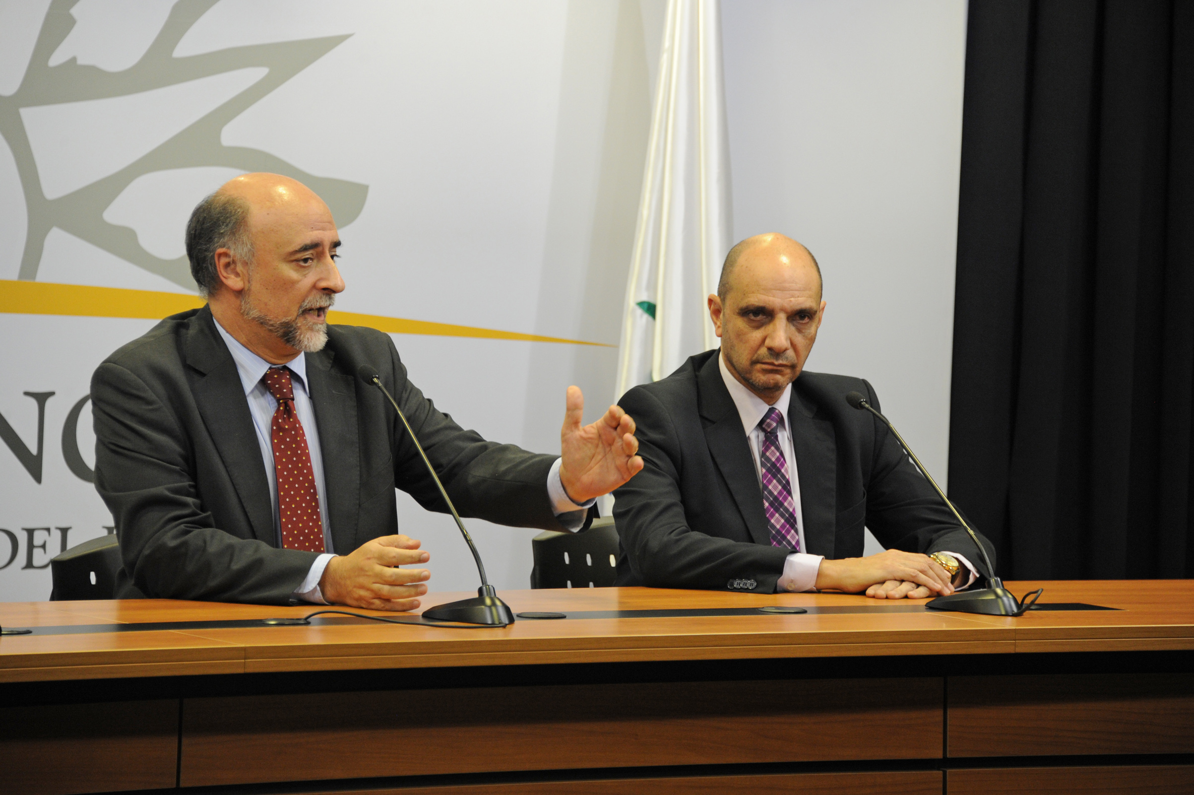 Pablo Mieres y Daniel Radío, en representación del Partido Independiente