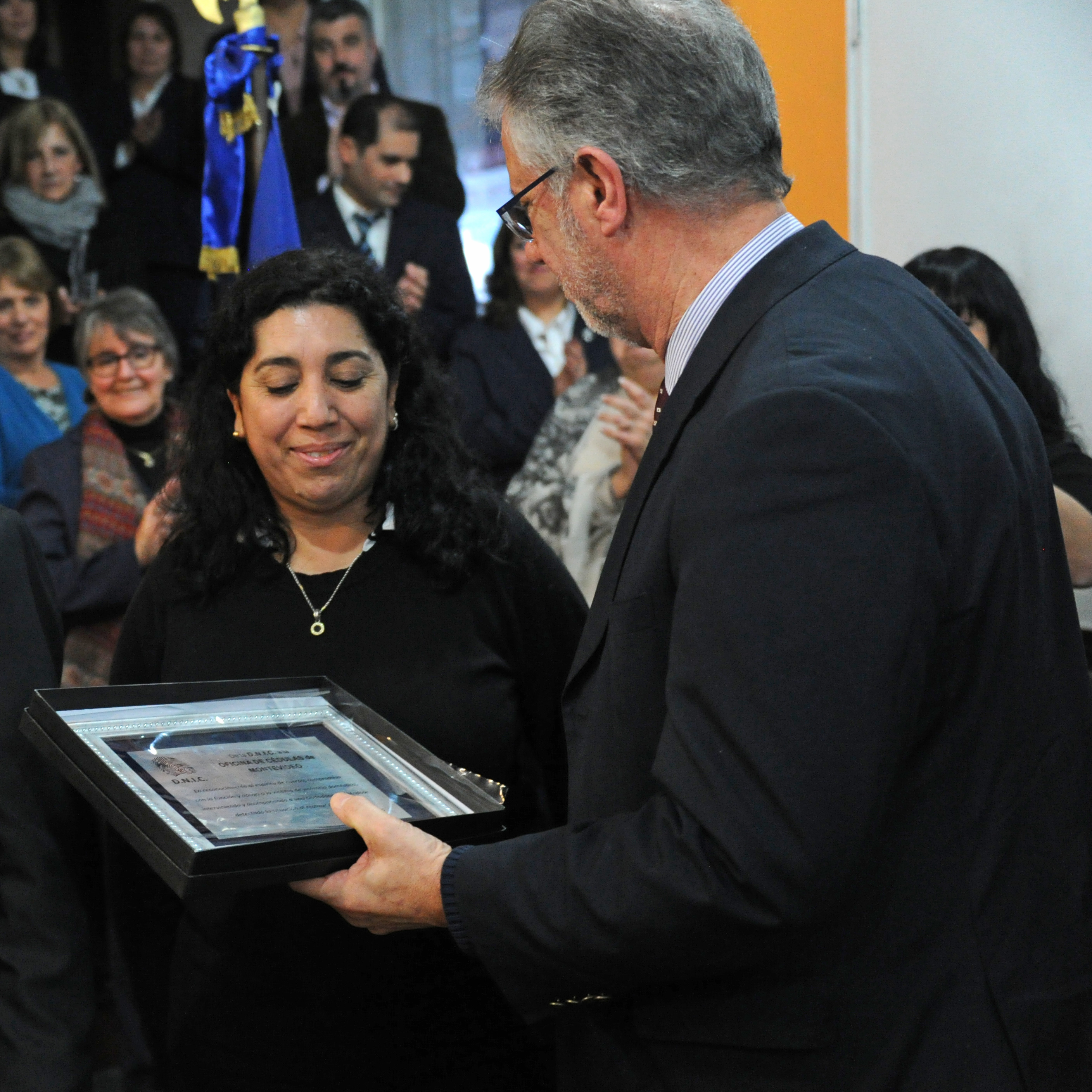 Reconocimiento a personal destacado de la Dirección Nacional de Identificación Civil