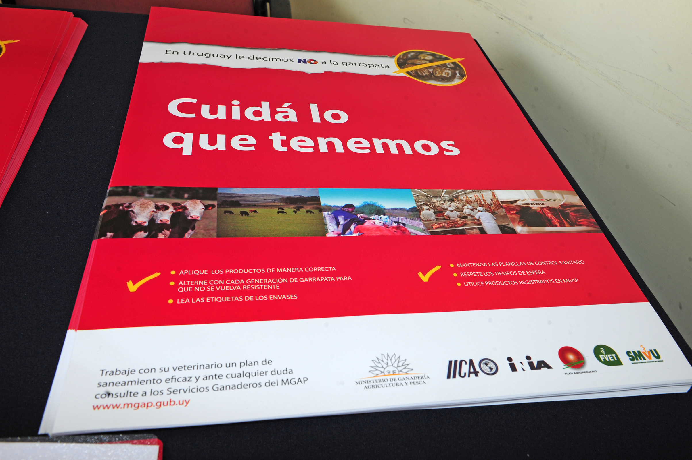 Folletería de la campaña publicitaria