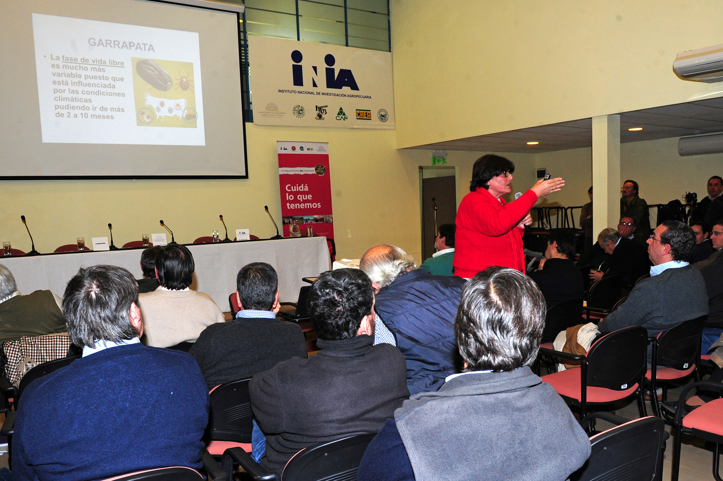 Intervención durante la presentación