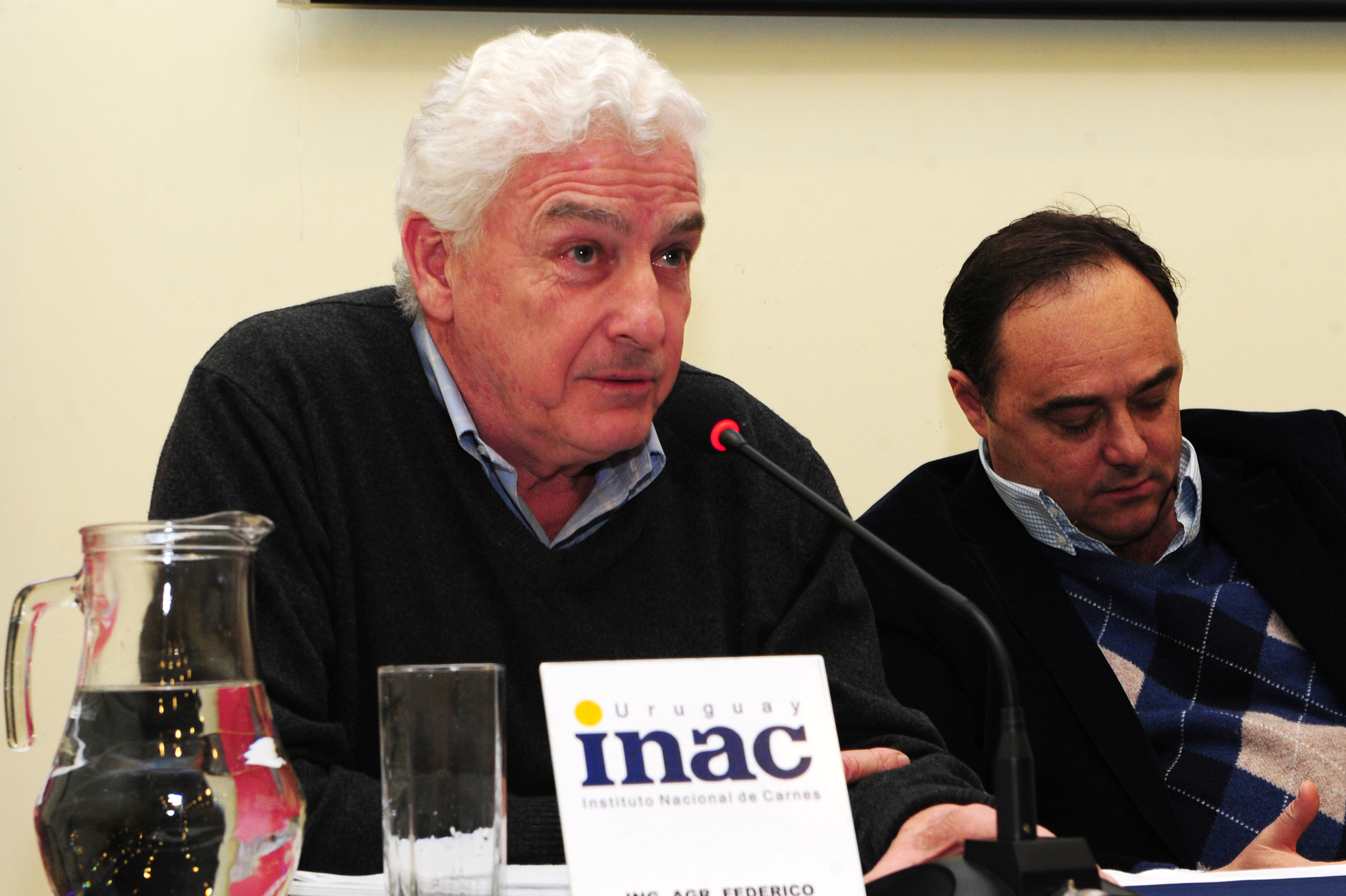 Presidente de INAC, Federico Stanham, dirigiéndose a los presentes