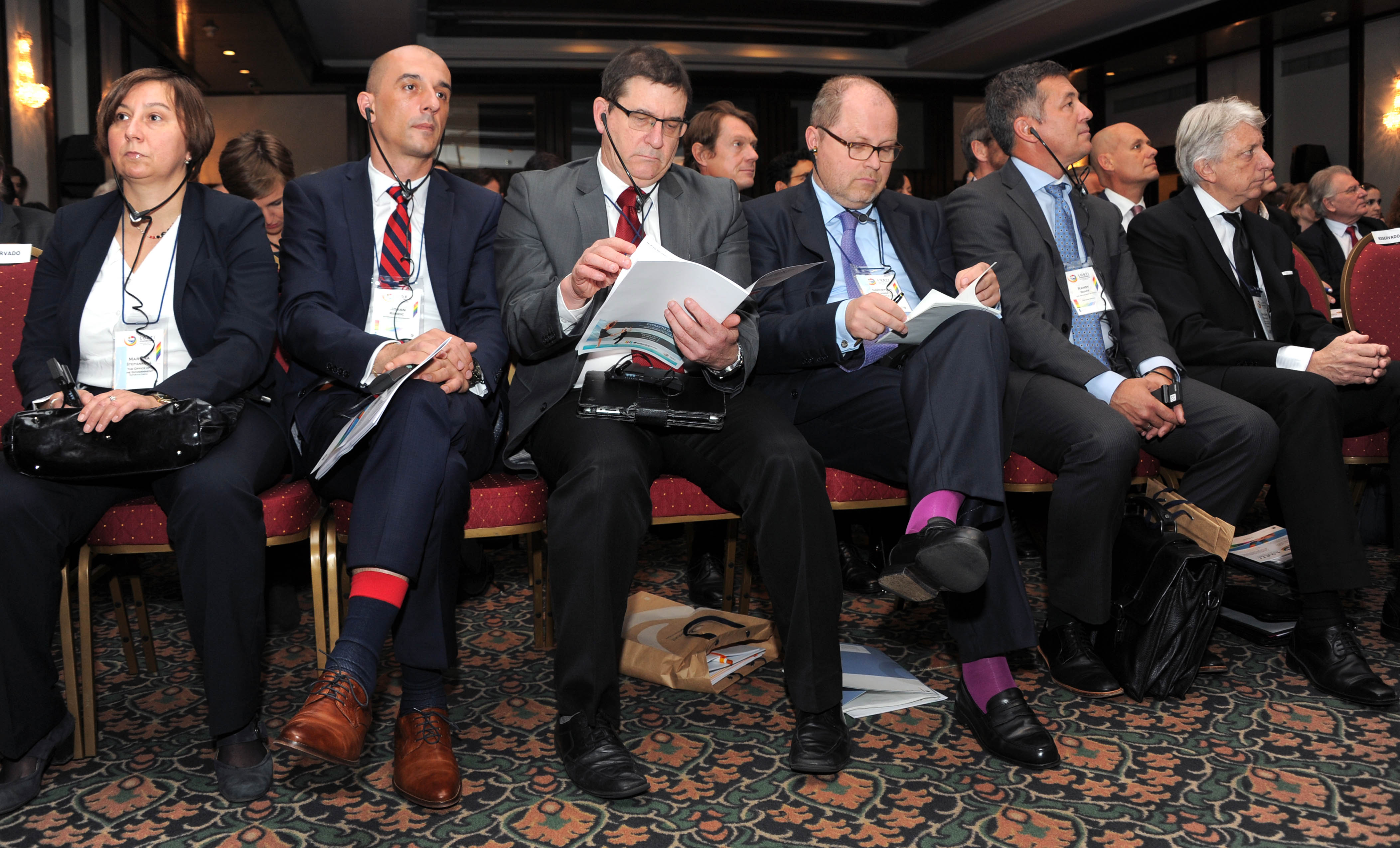 Asistentes a las conferencia