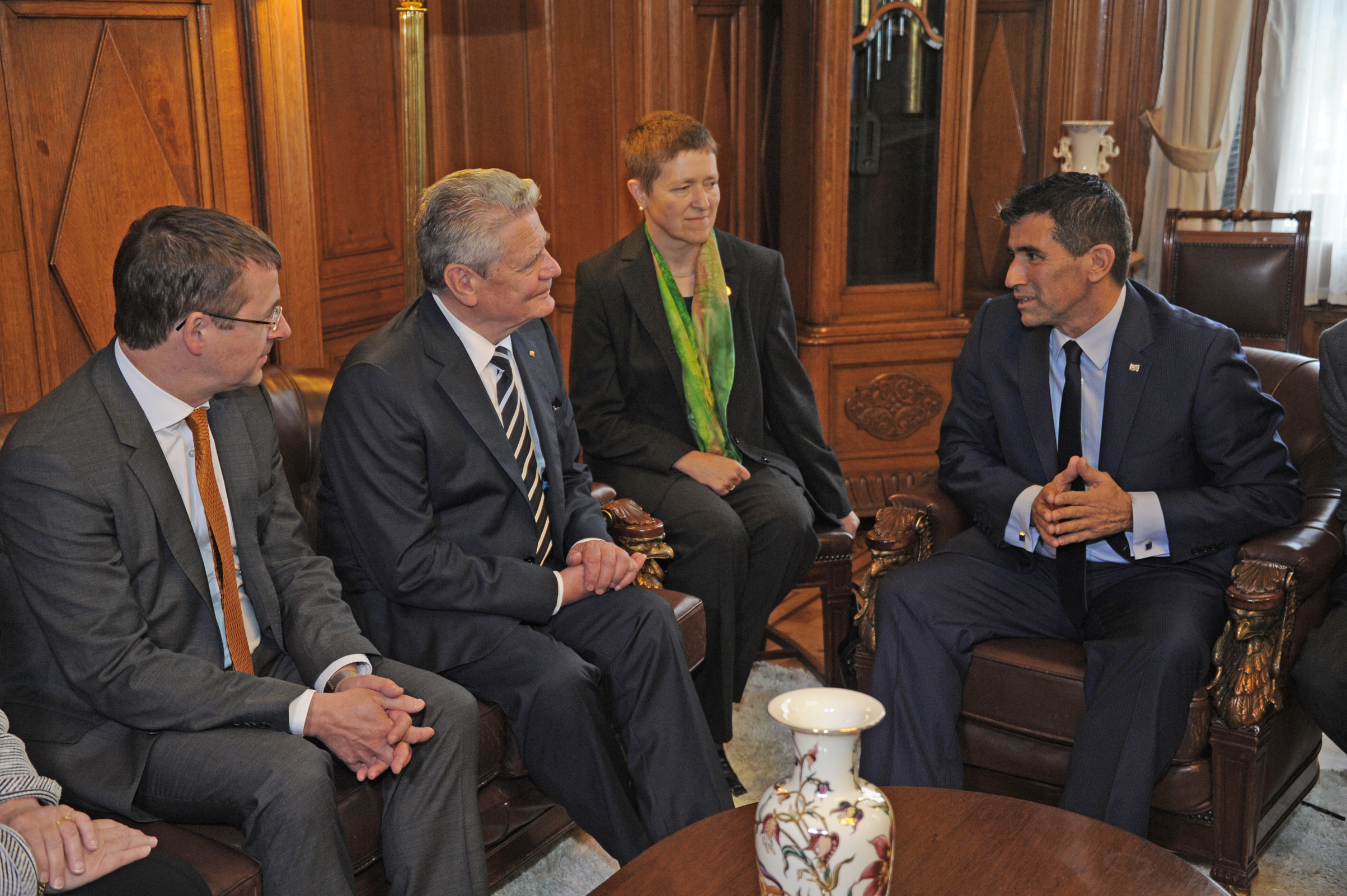 Vicepresidente Raúl Sendic y Presidente alemán, Joachim Gauck