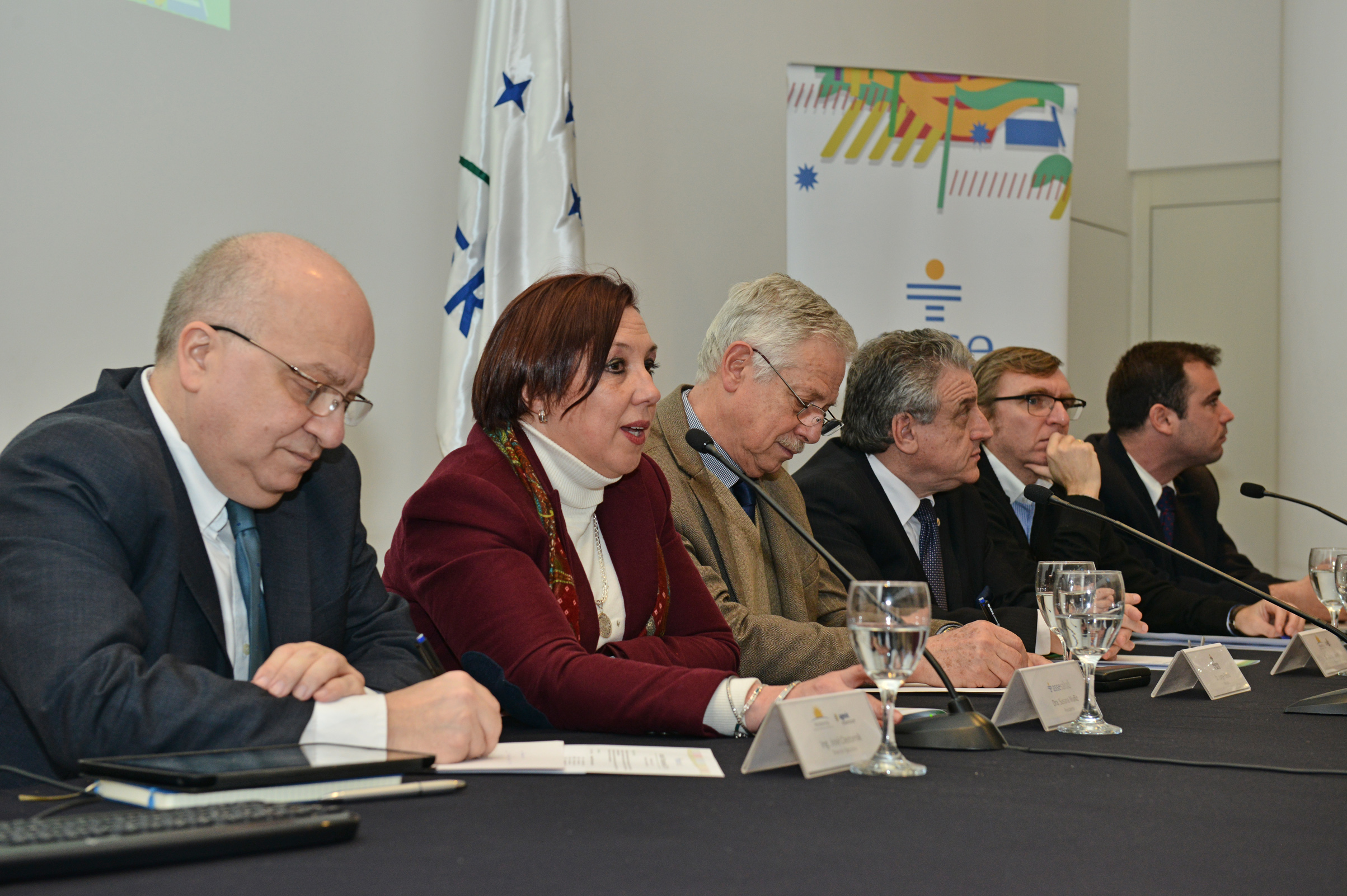 Presidenta del Directorio de la Administración de los Servicios de Salud del Estado, Susana Muñiz, haciendo uso de la palabra