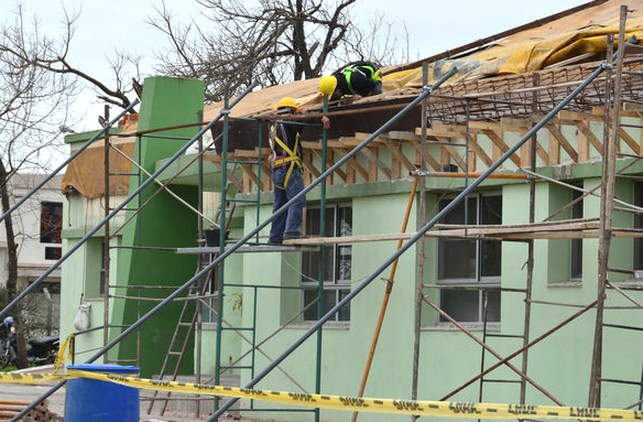 Continúan las obras de reconstrucción del Hospital de Dolores
